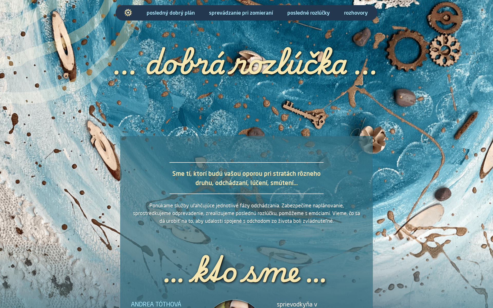 Náhľad webu dobrarozlucka.sk