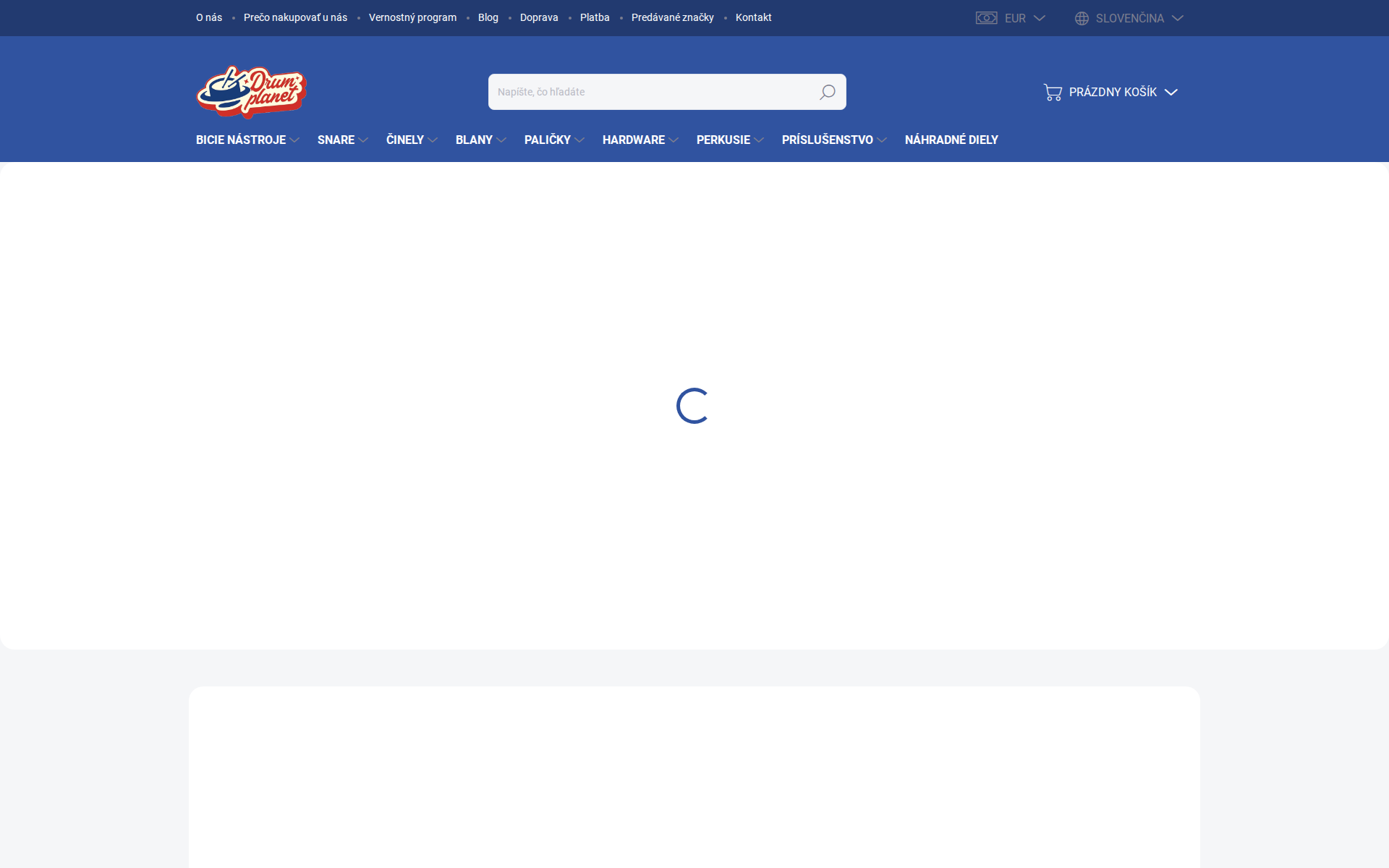 Náhľad webu drumplanet.sk