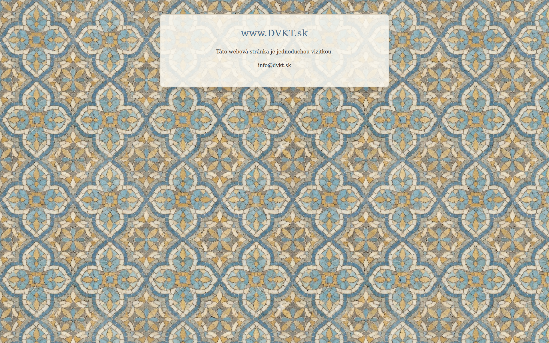 Náhľad webu dvkt.sk