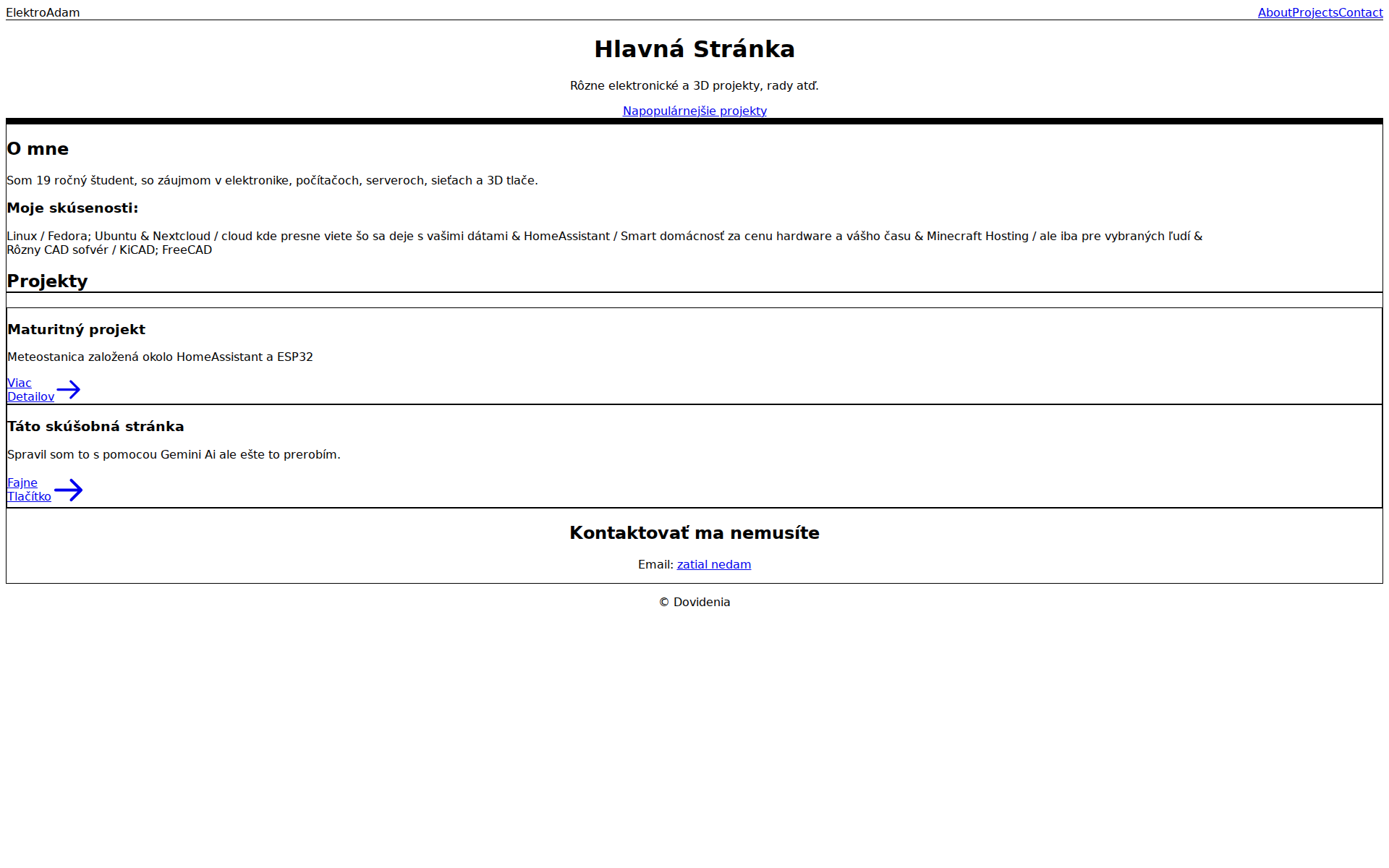 Náhľad webu elektro-adam.sk