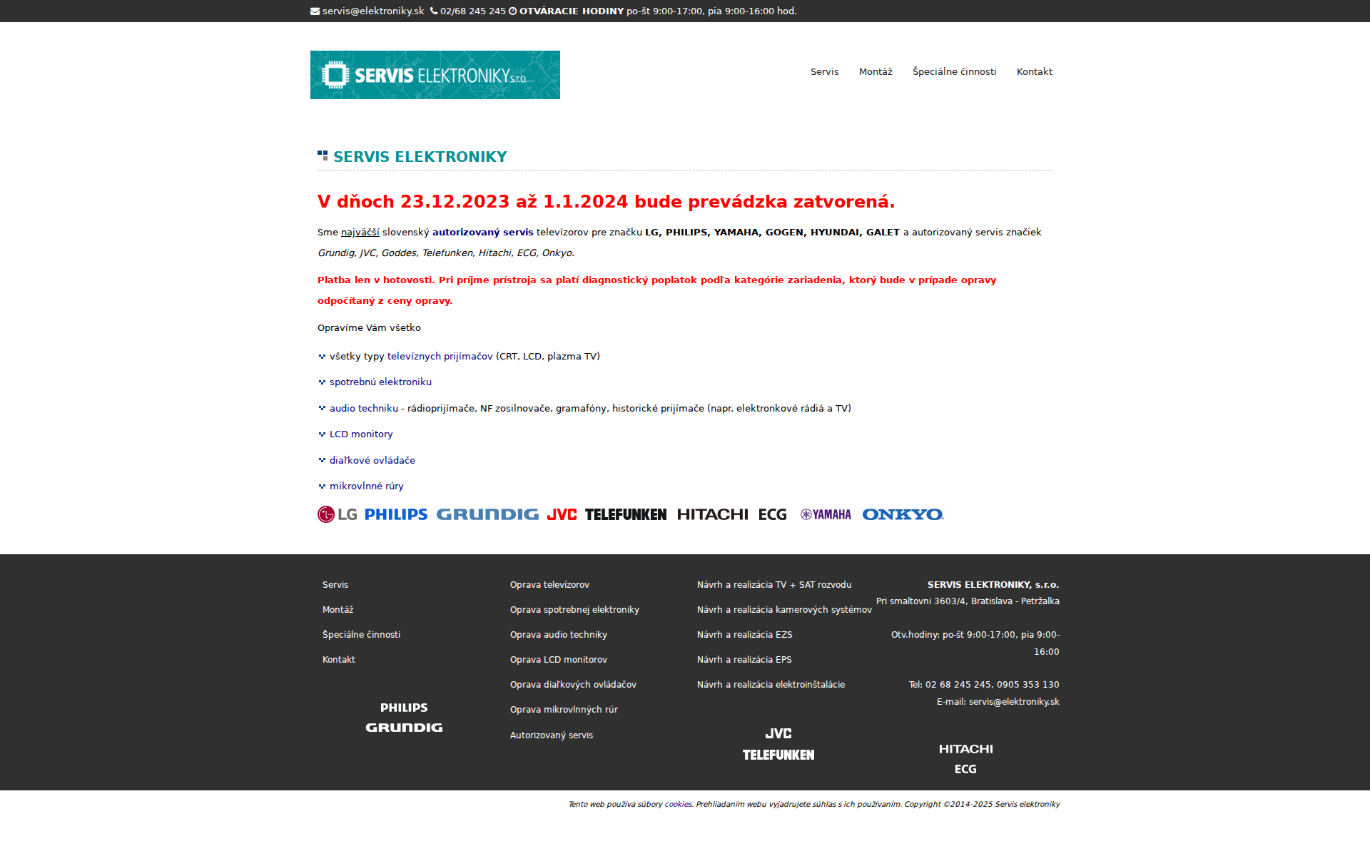 Náhľad webu elektroniky.sk