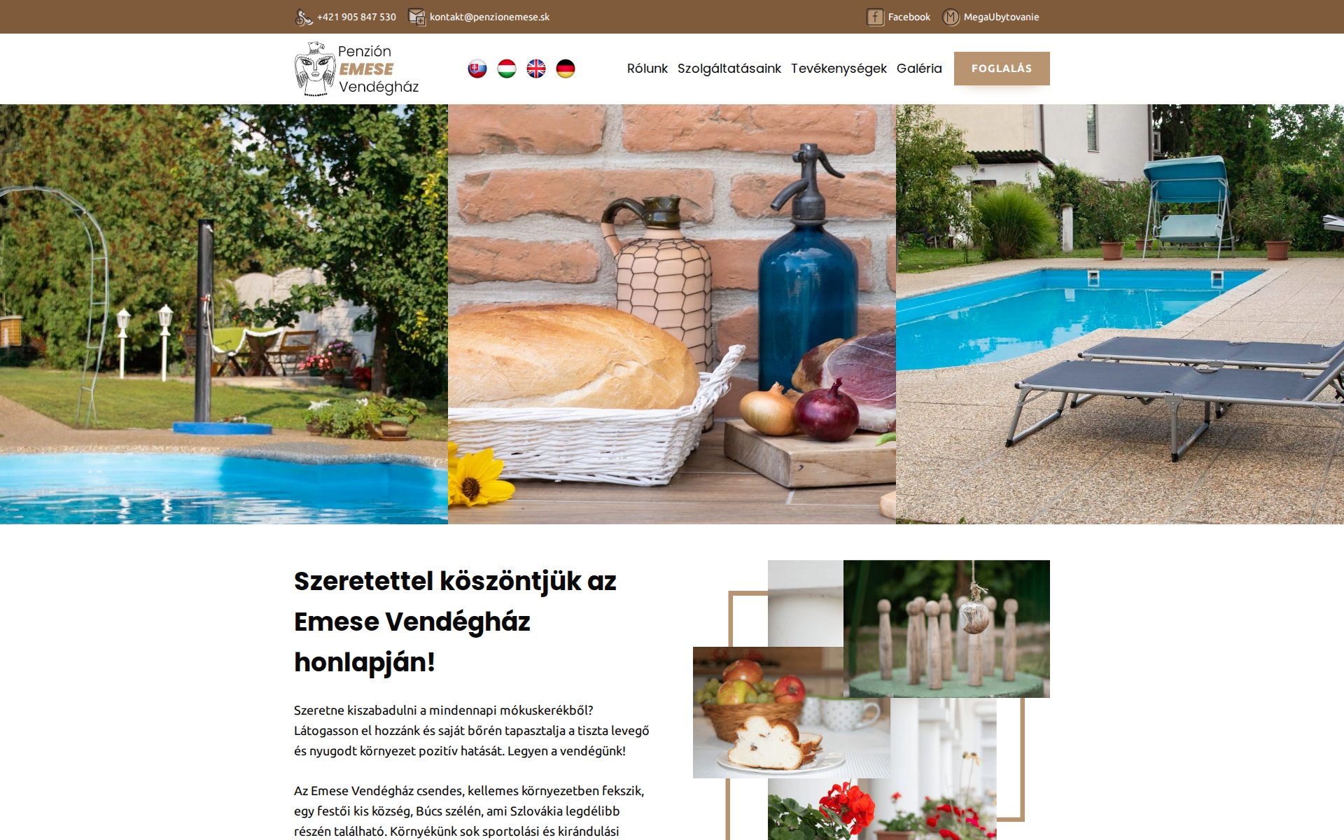 Náhľad webu emesehaz.sk