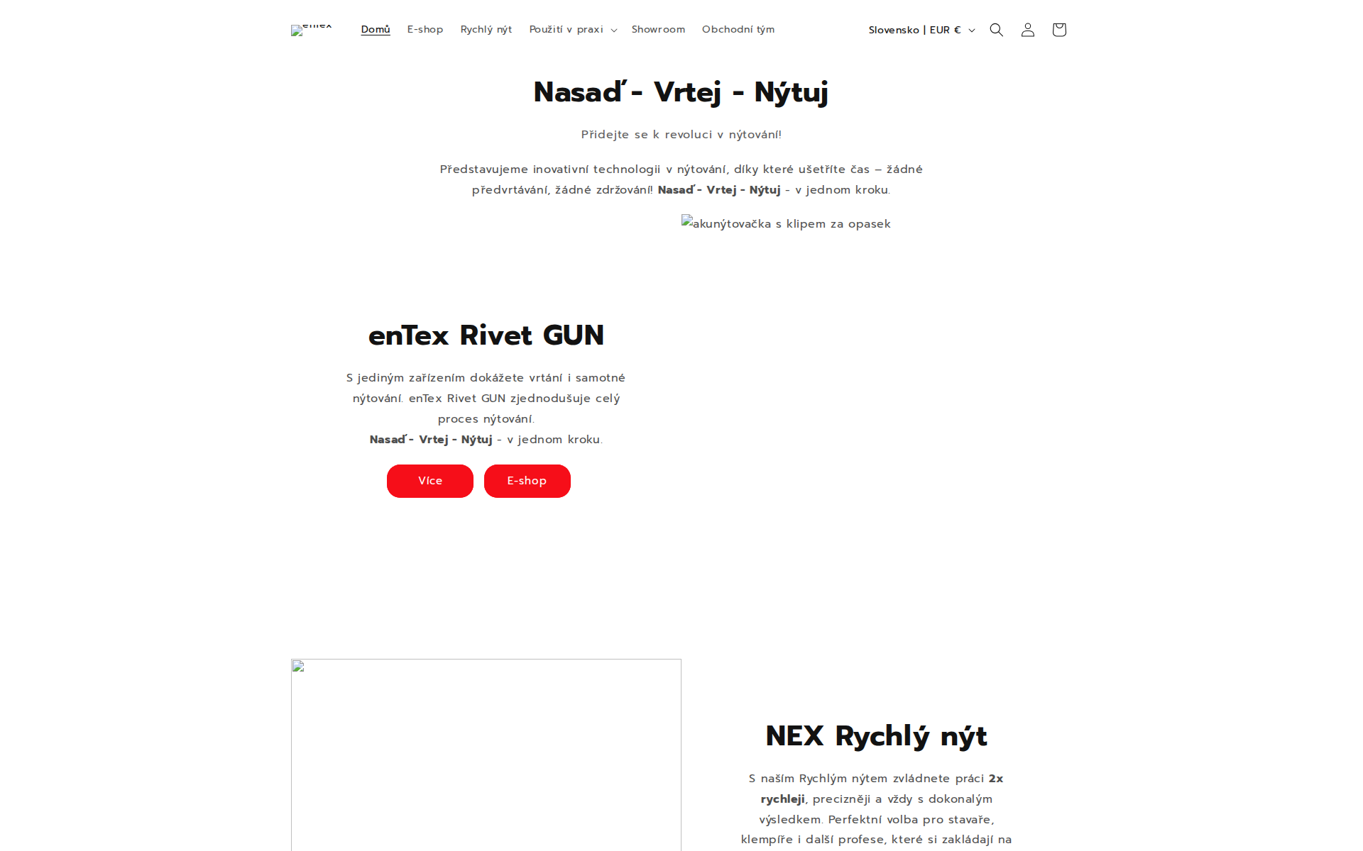 Náhľad webu entextools.sk