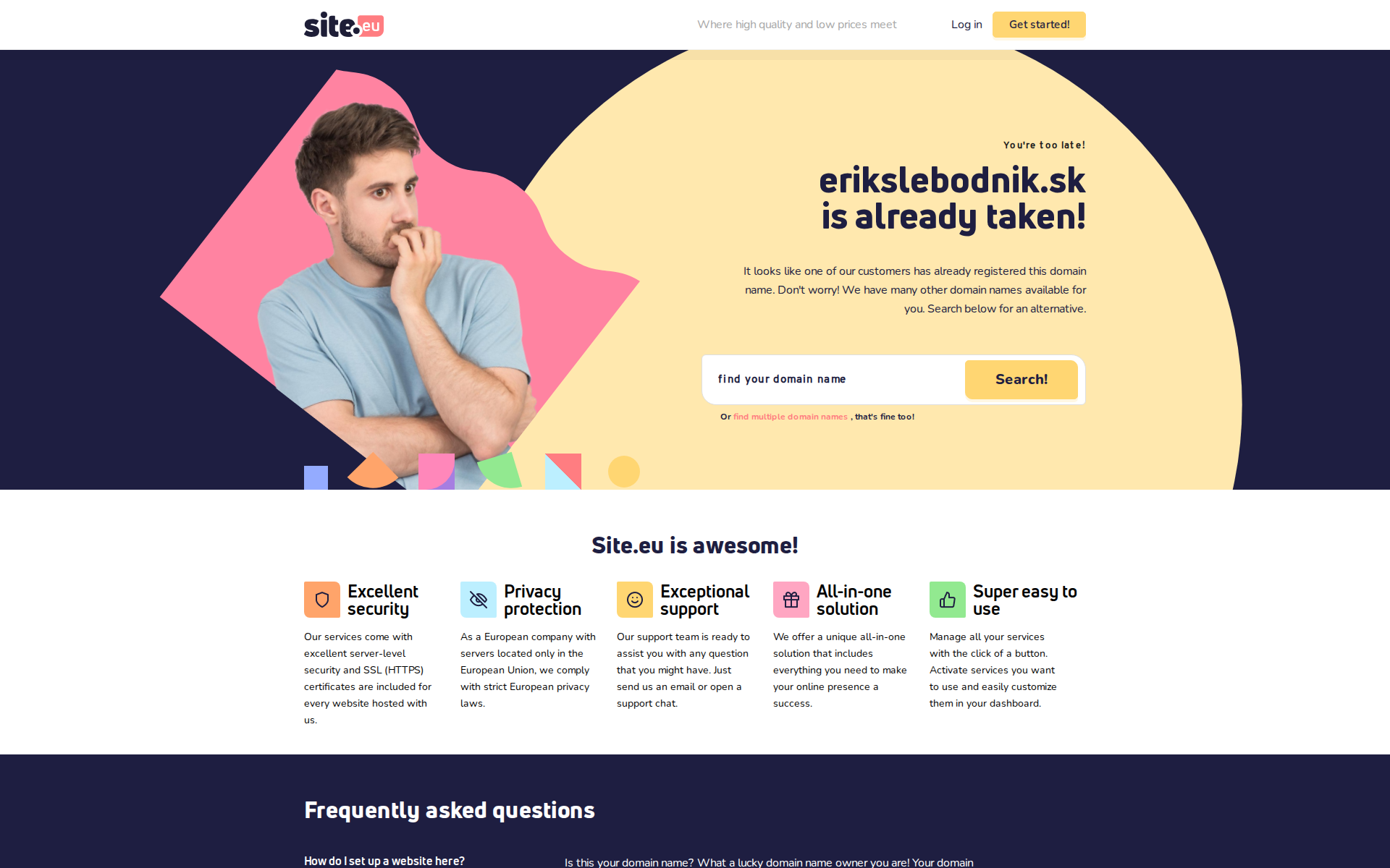 Náhľad webu erikslebodnik.sk