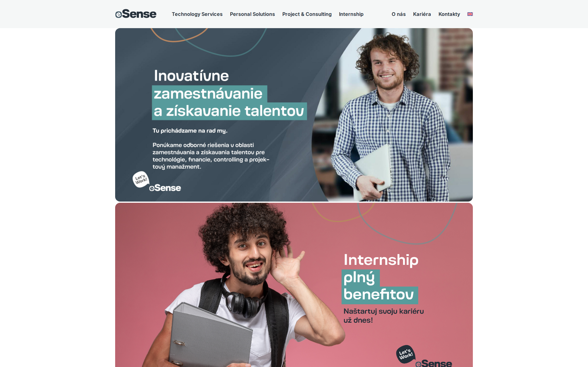 Náhľad webu esense.sk