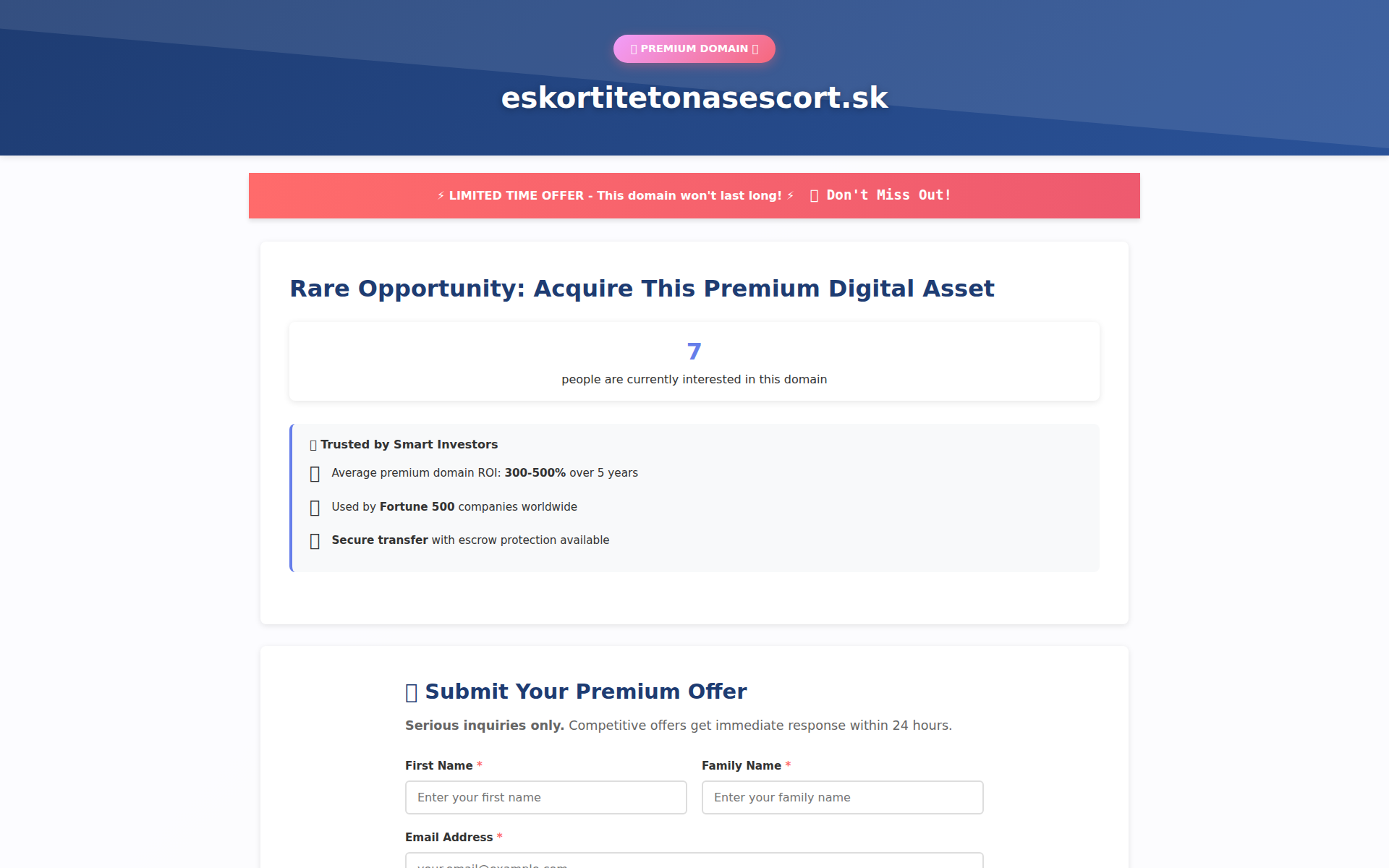 Náhľad webu eskortitetonasescort.sk