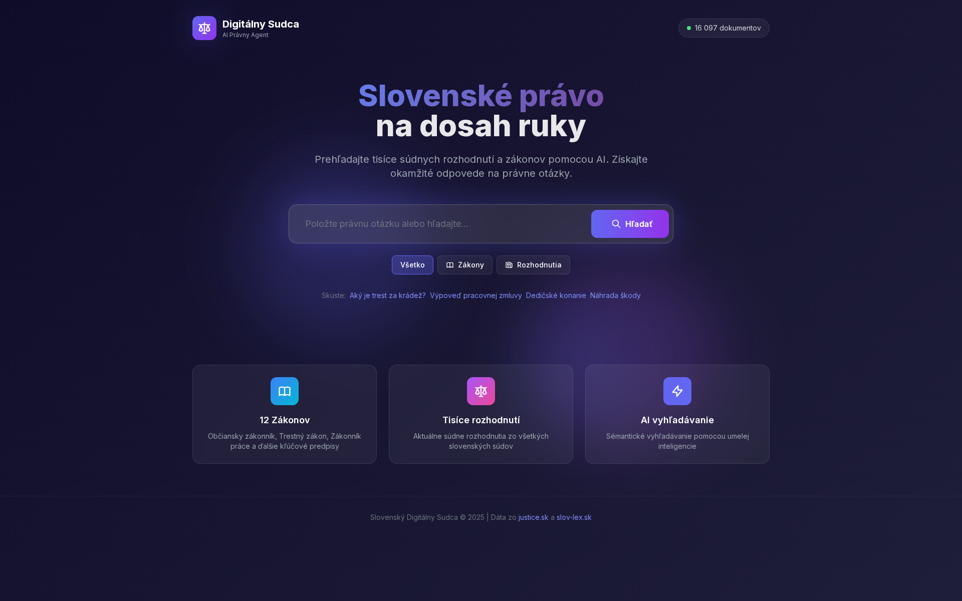 Náhľad webu esudca.sk