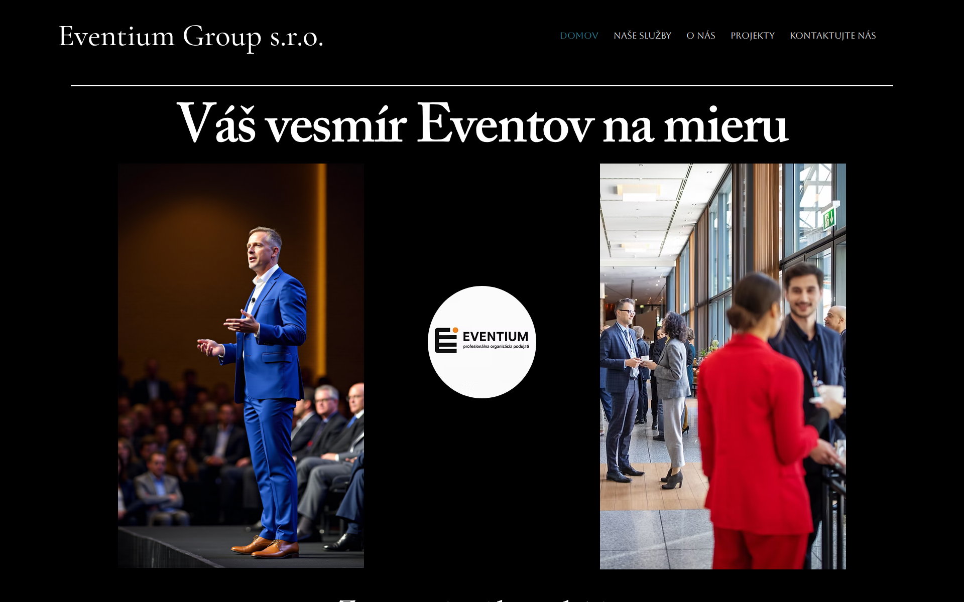 Náhľad webu eventiumgroup.sk