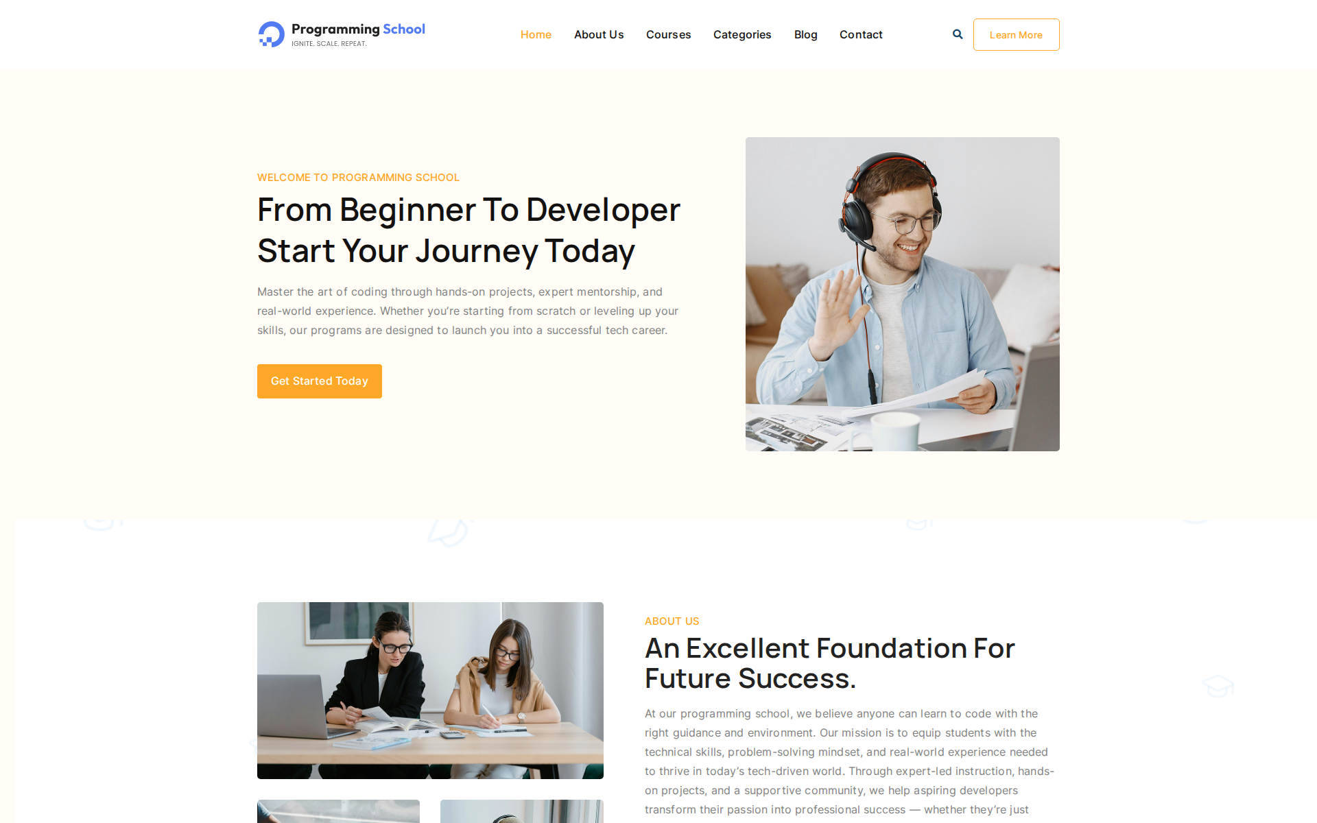 Náhľad webu excelup.sk