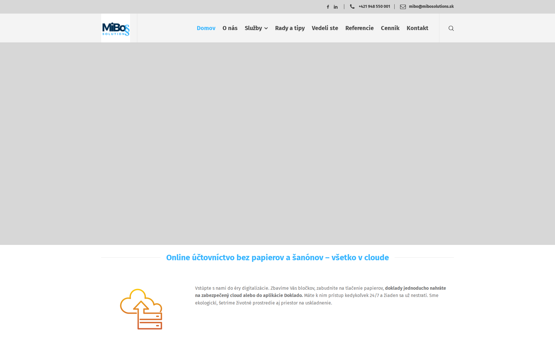 Náhľad webu expertuctovnik.sk