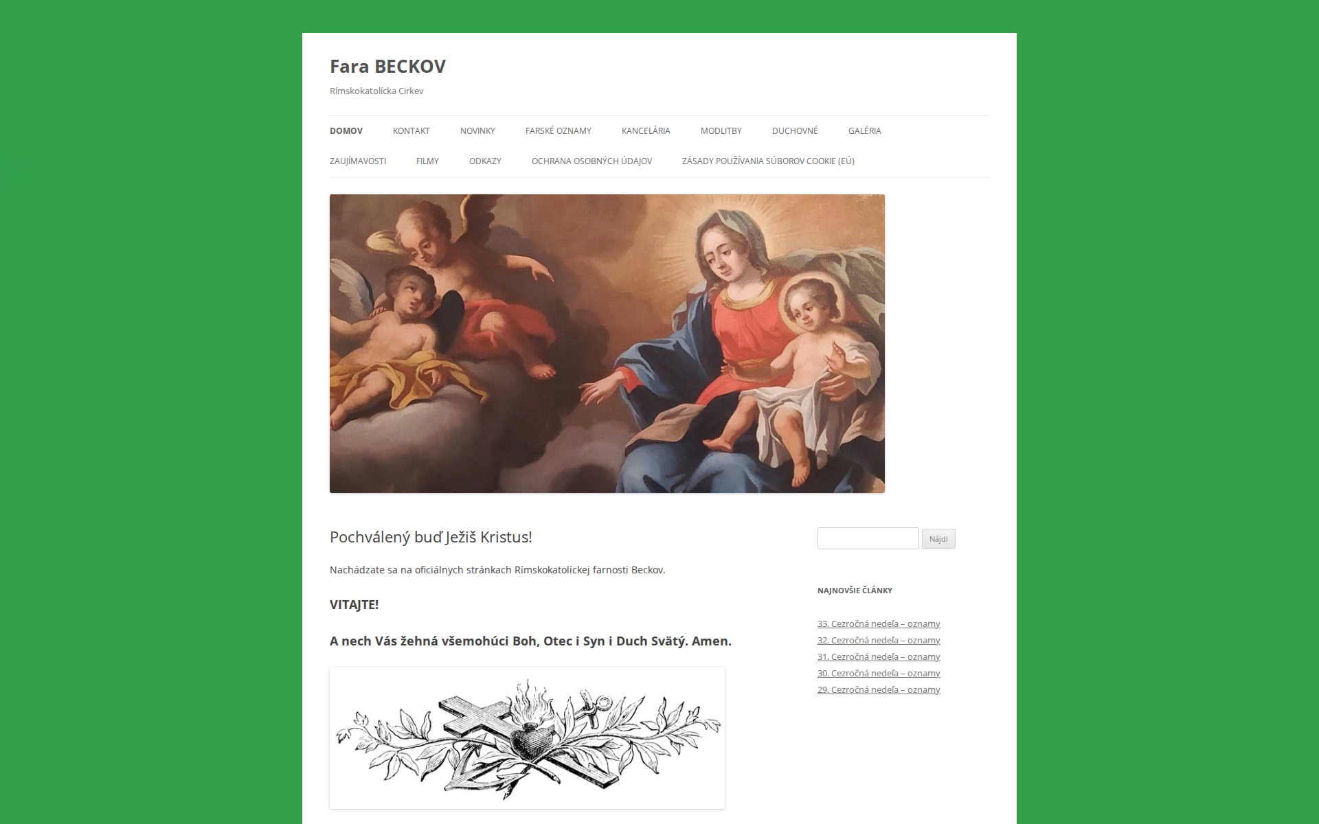 Náhľad webu farabeckov.sk