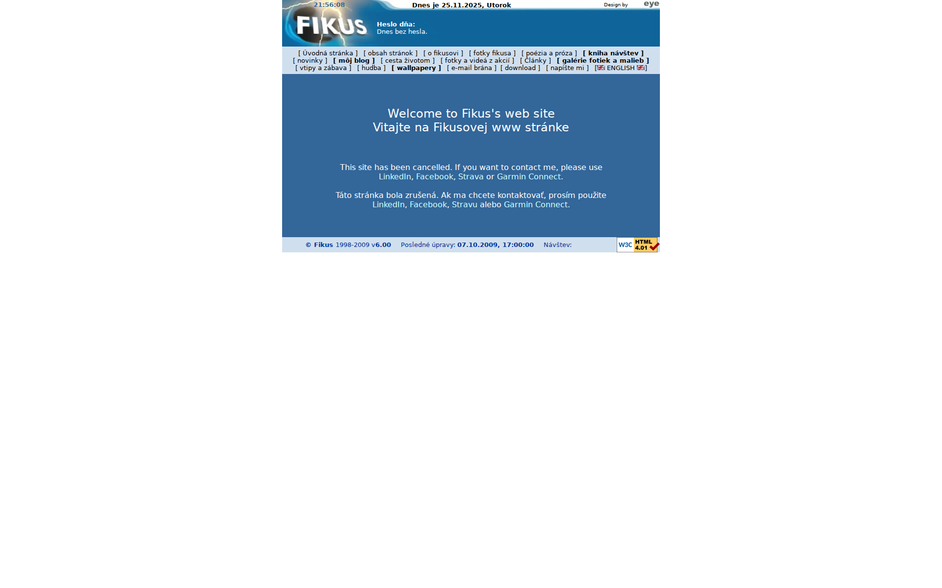 Náhľad webu fikus.sk