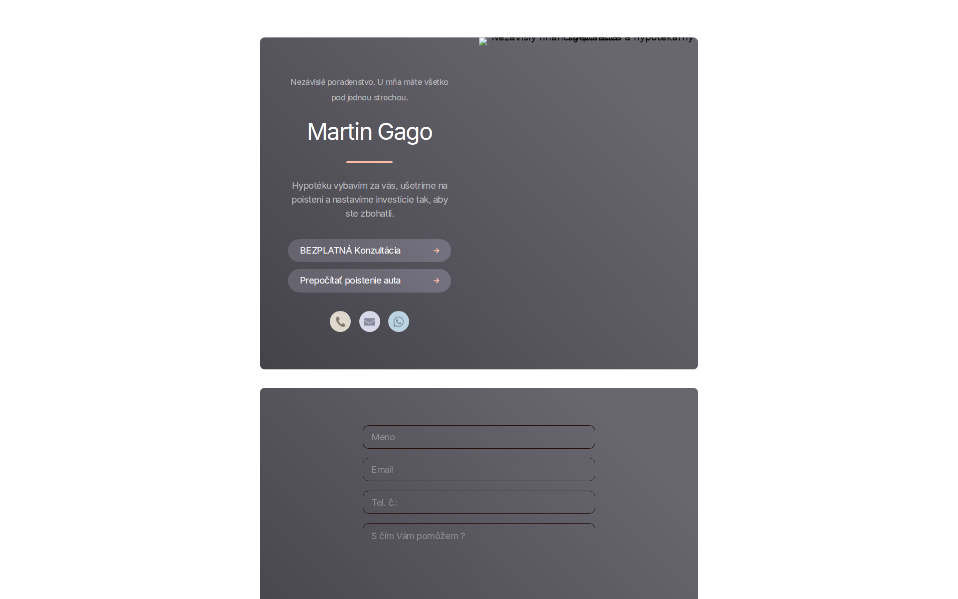 Náhľad webu financiegago.sk