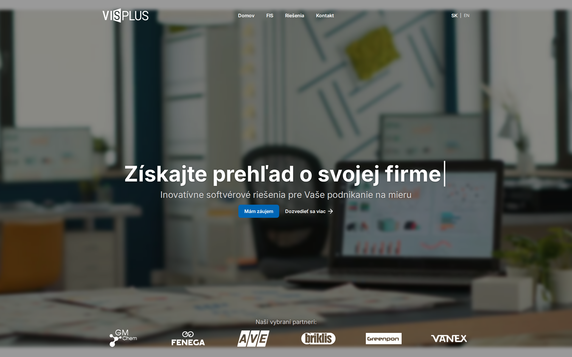 Náhľad webu fisplus.sk