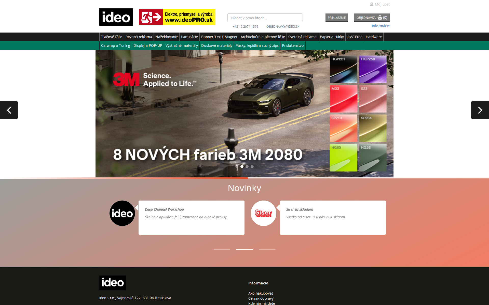 Náhľad webu folie-folie.sk