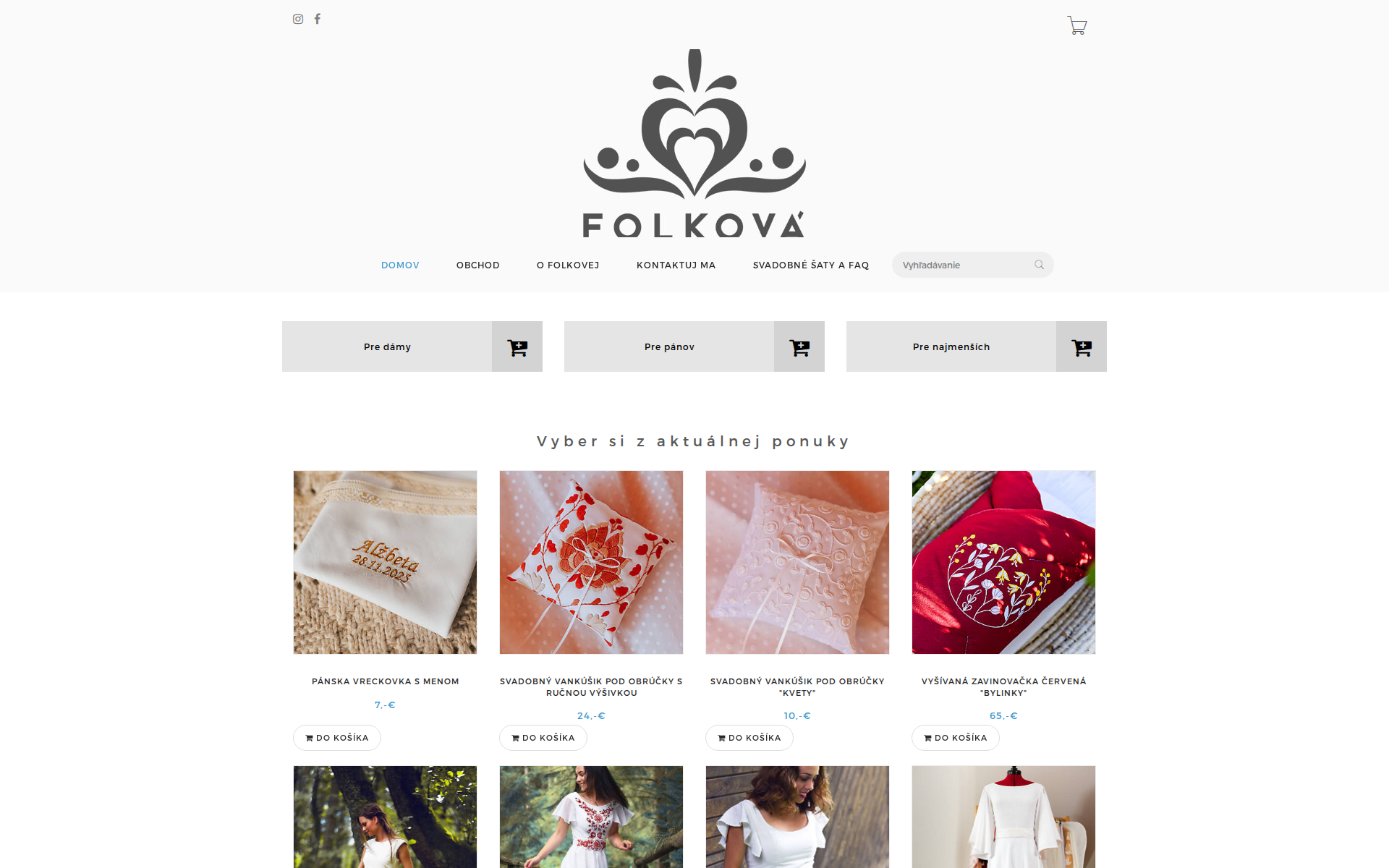 Náhľad webu folkova.sk