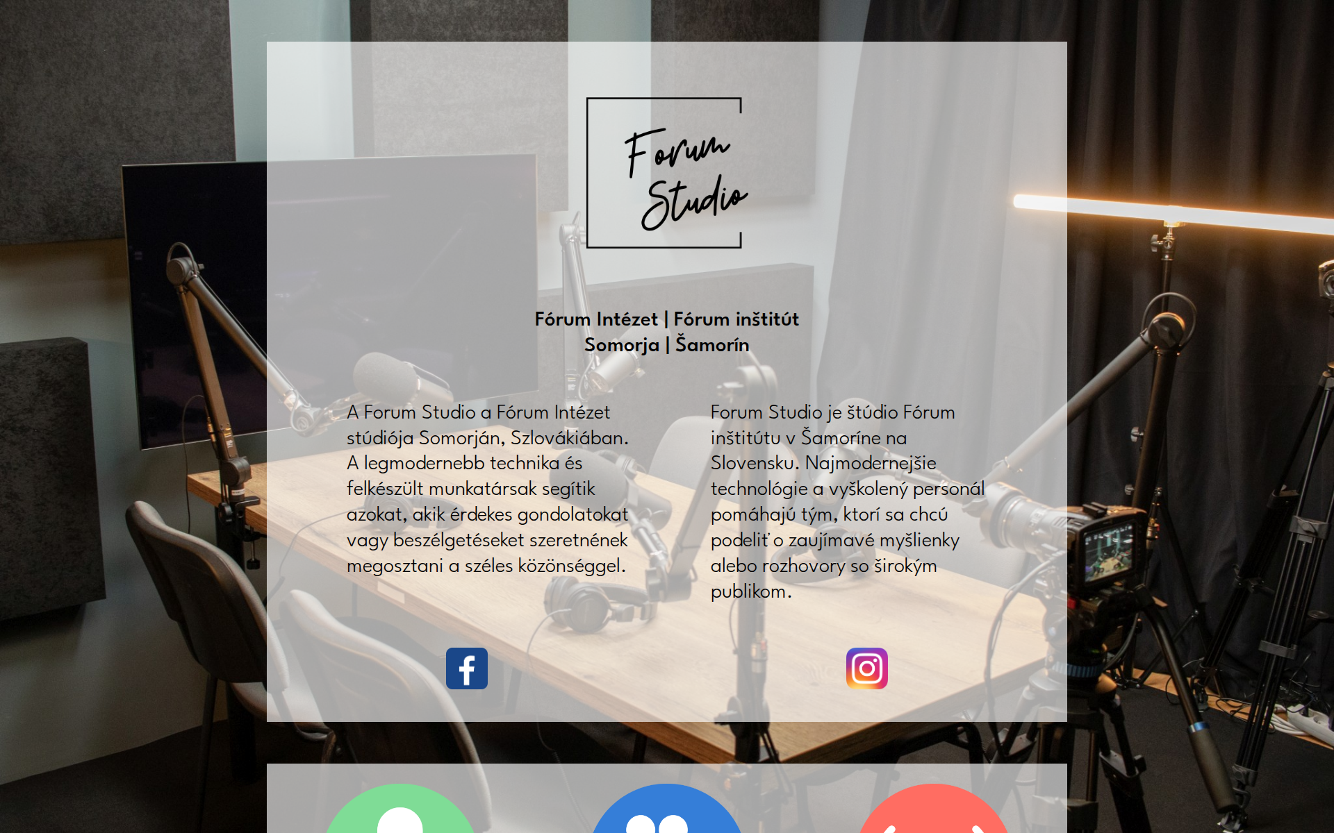 Náhľad webu forumstudio.sk