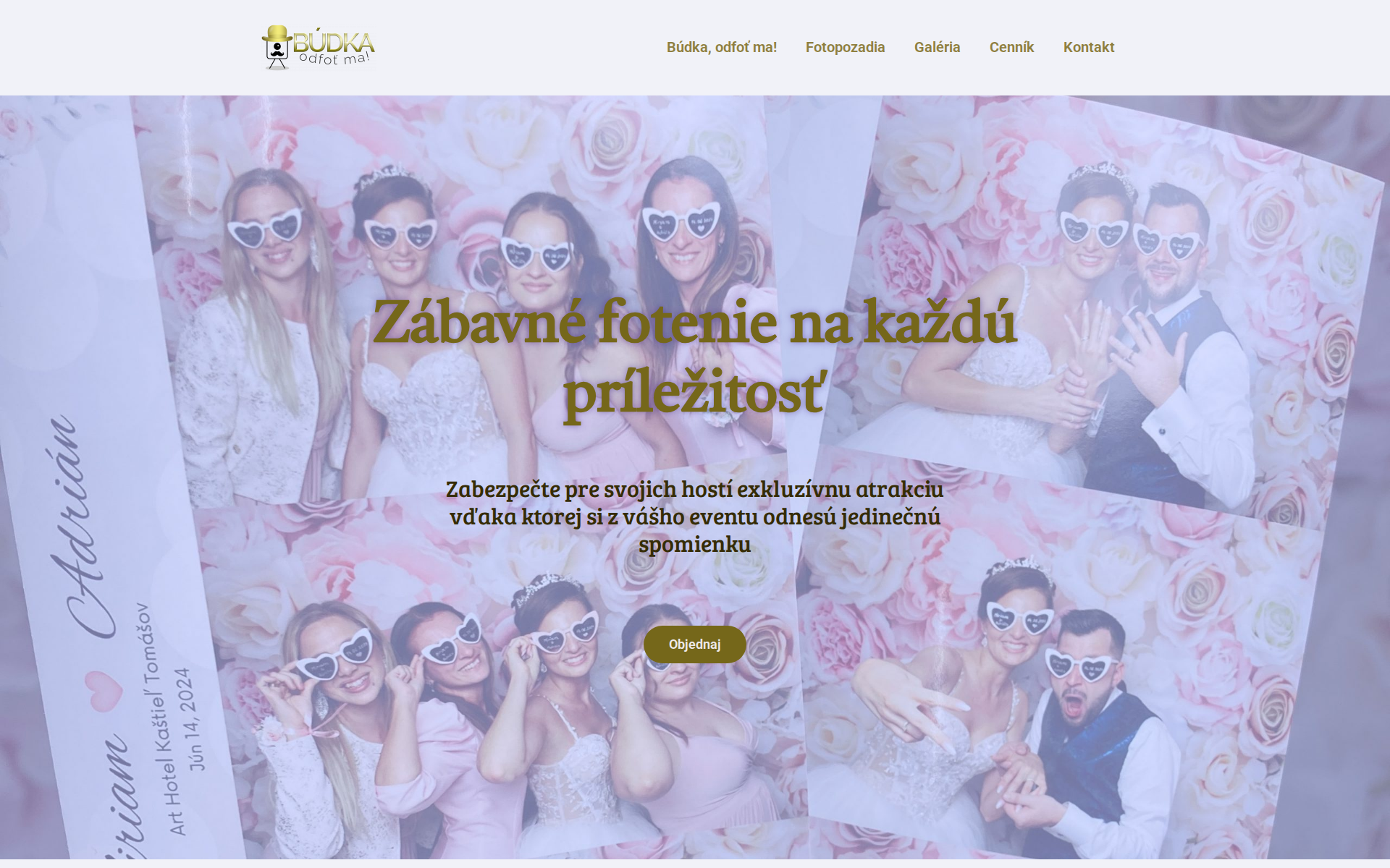 Náhľad webu fotobudka-ai.sk