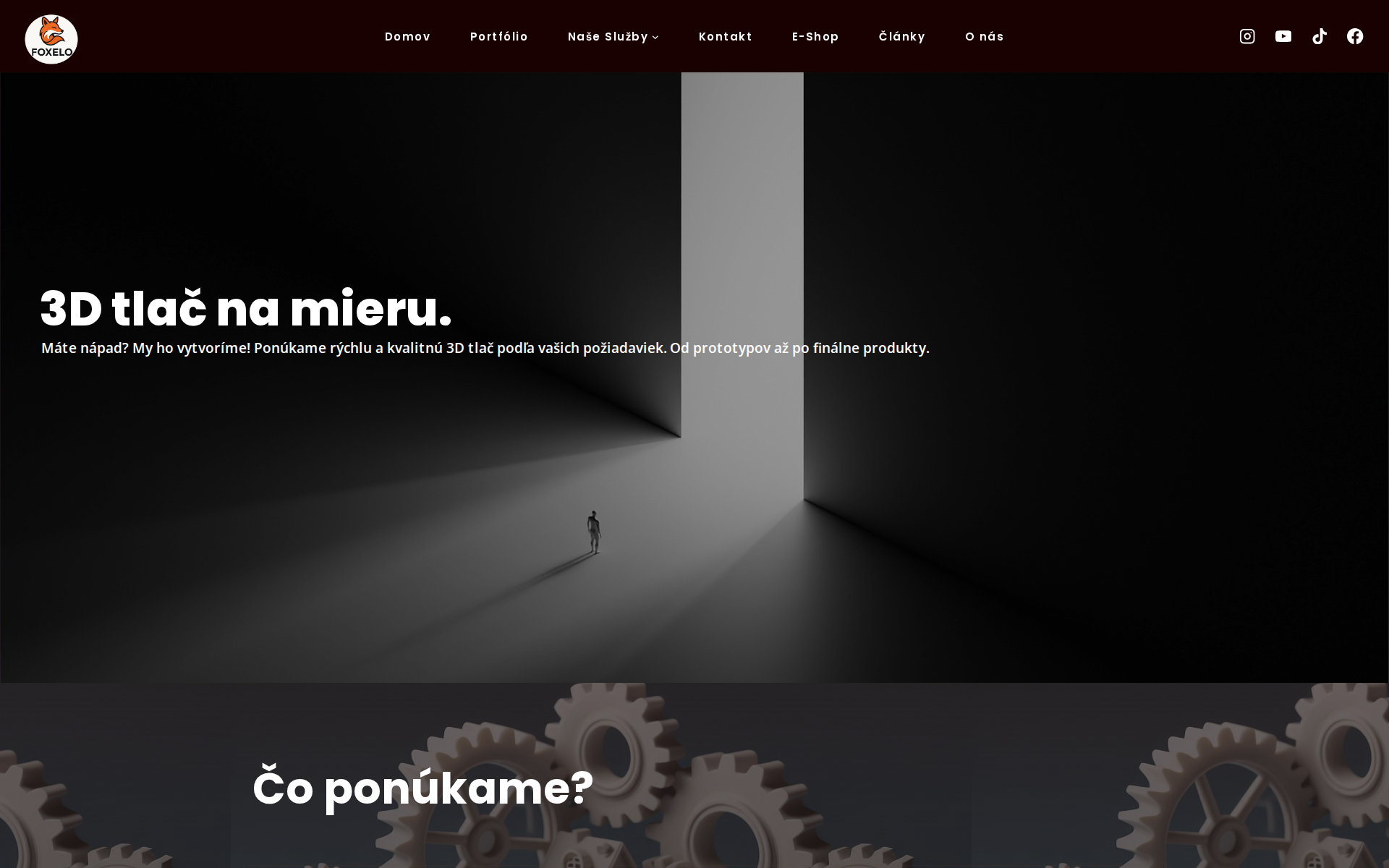 Náhľad webu foxelo.sk