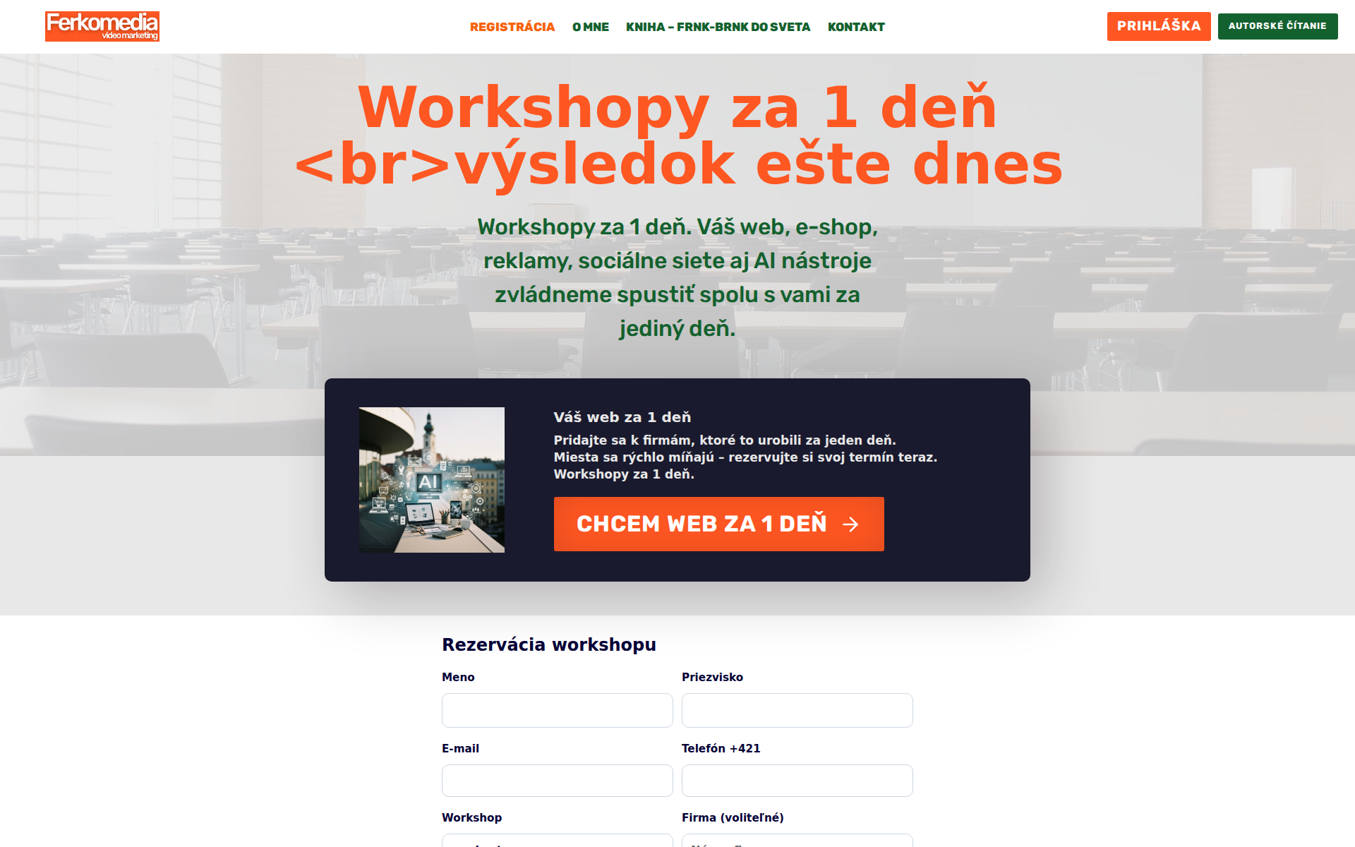 Náhľad webu frnk-brnk.sk