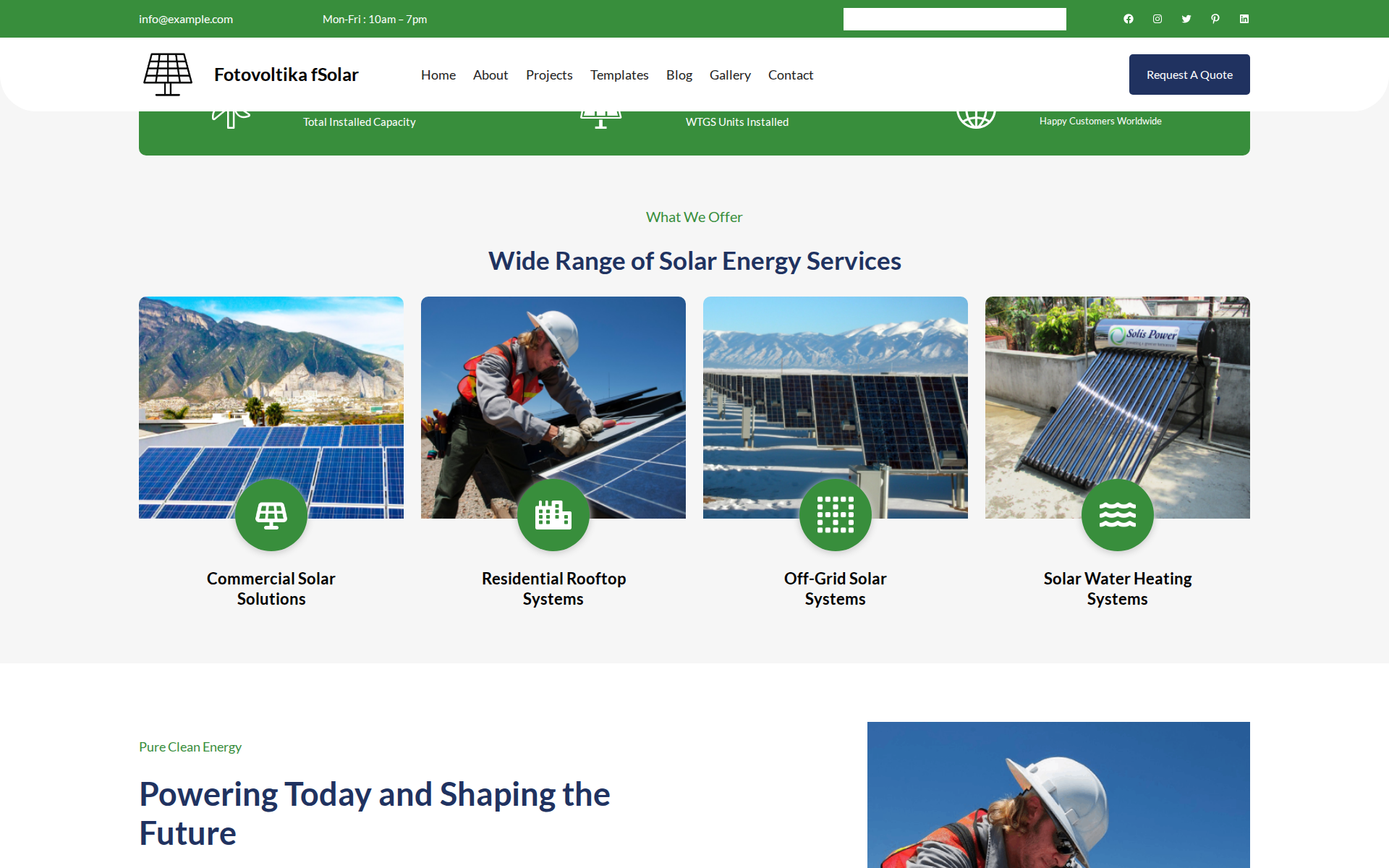 Náhľad webu fsolar.sk