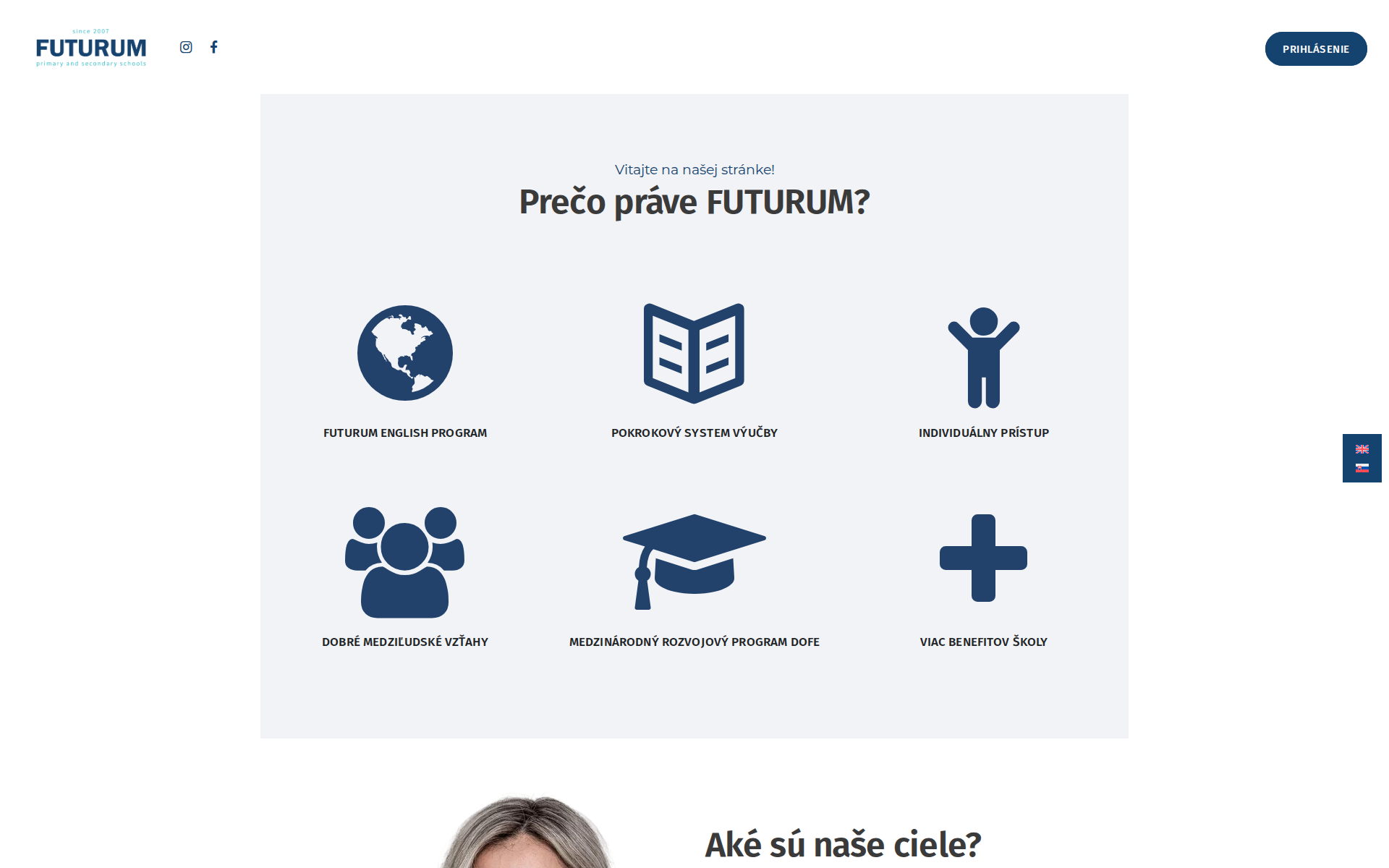 Náhľad webu futurumkosice.sk