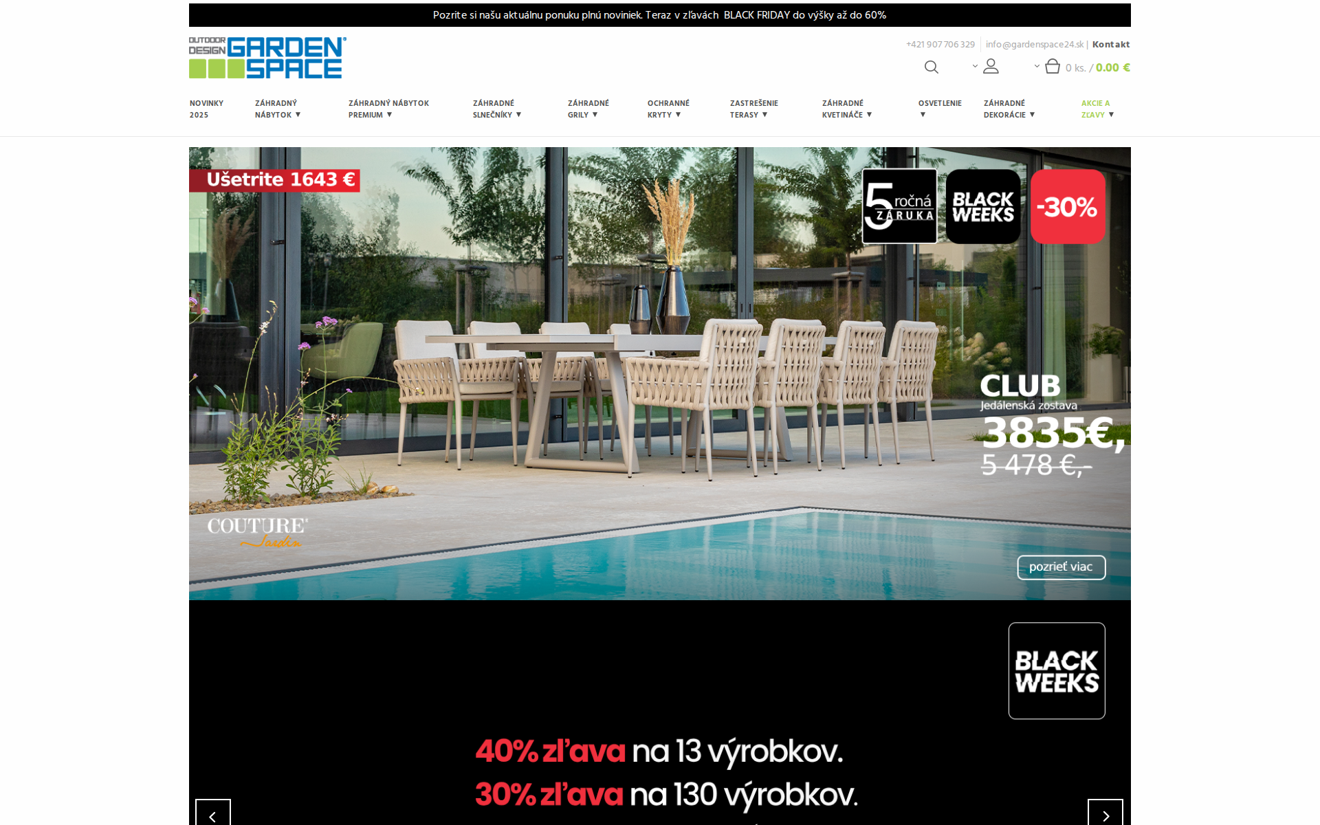 Náhľad webu gardenspace.sk