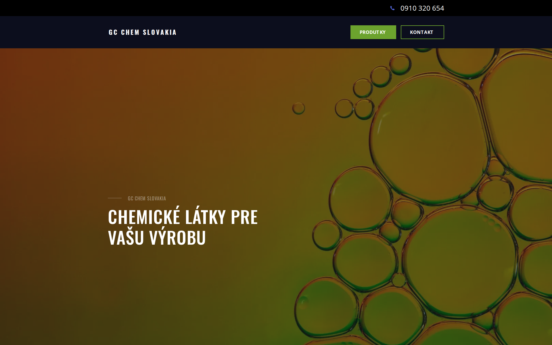 Náhľad webu gcchemslovakia.sk