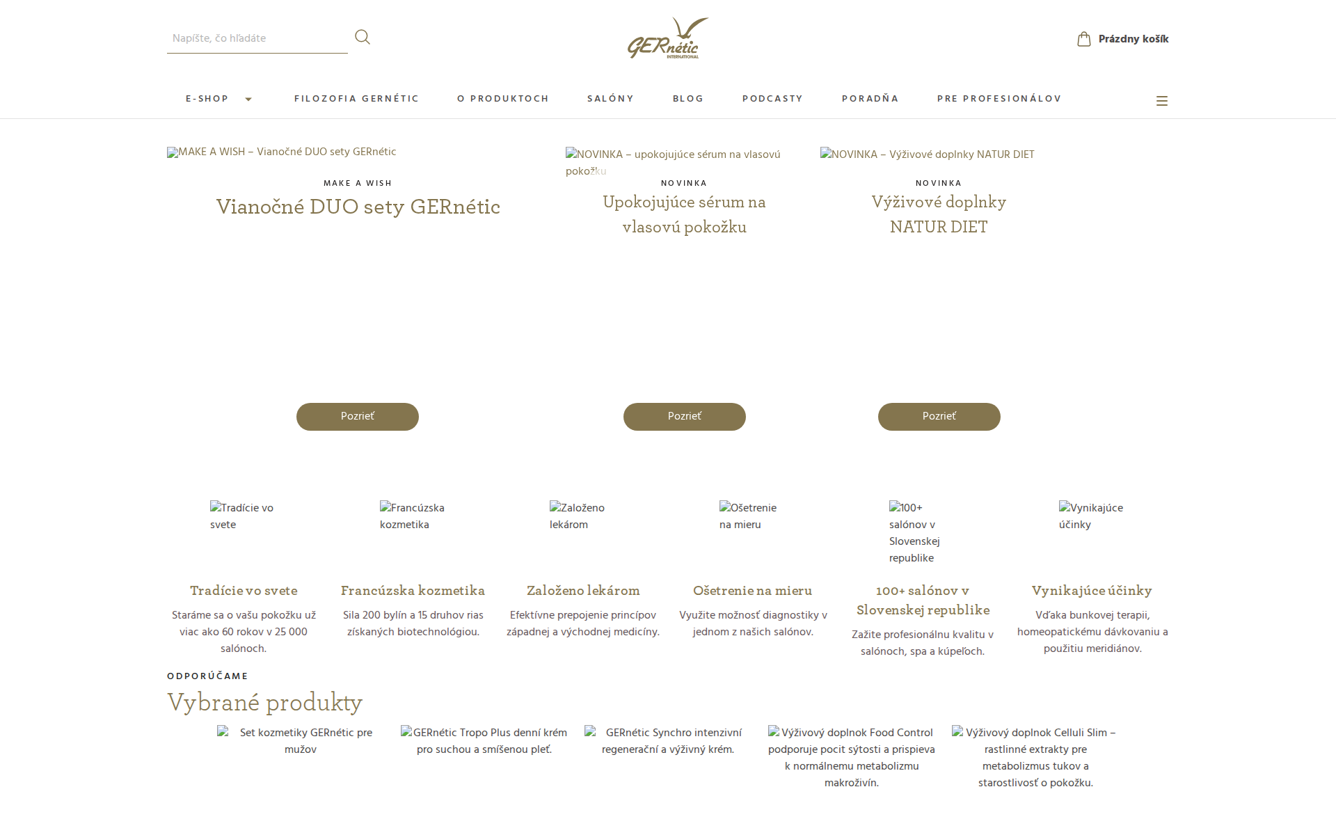 Náhľad webu gernetic.sk