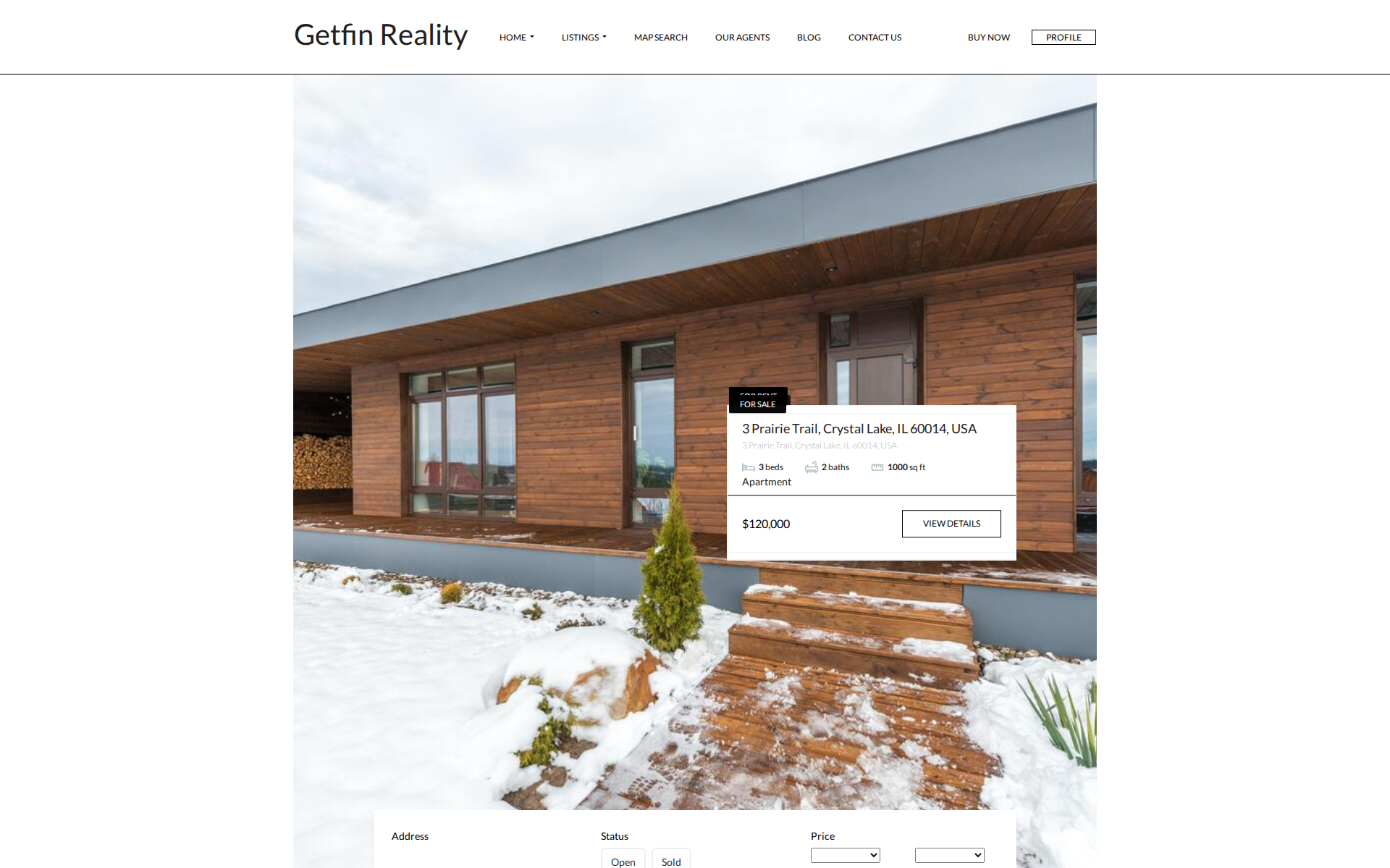 Náhľad webu getfinreality.sk