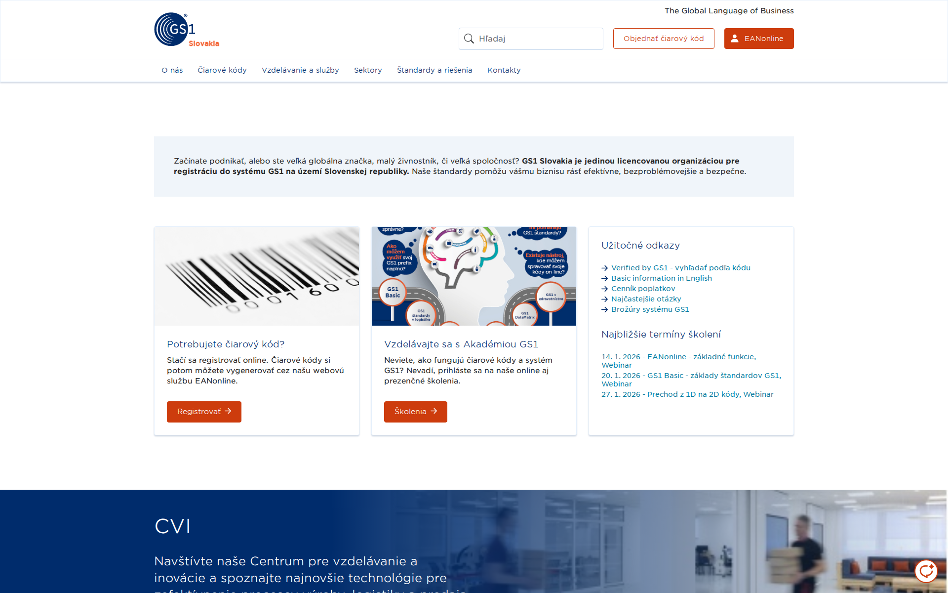 Náhľad webu gs1.sk
