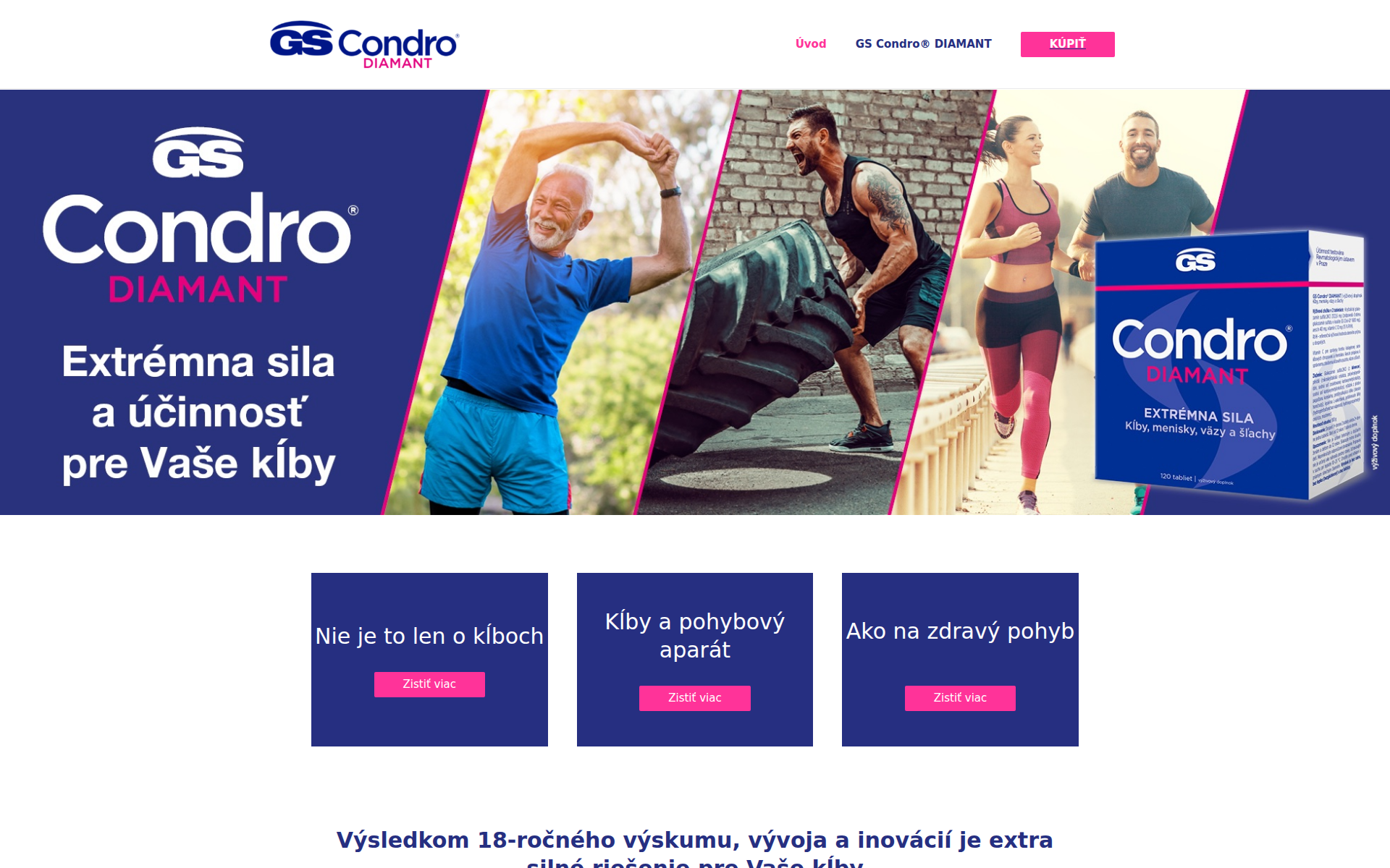 Náhľad webu gscondrodiamant.sk