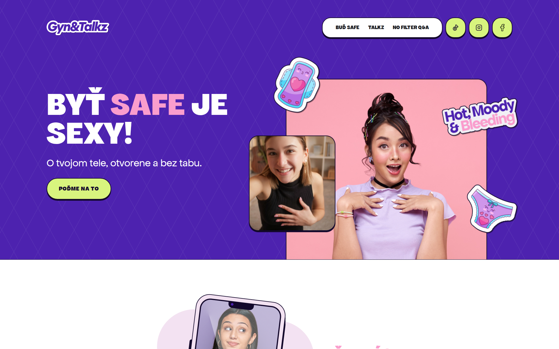 Náhľad webu gyntalkz.sk