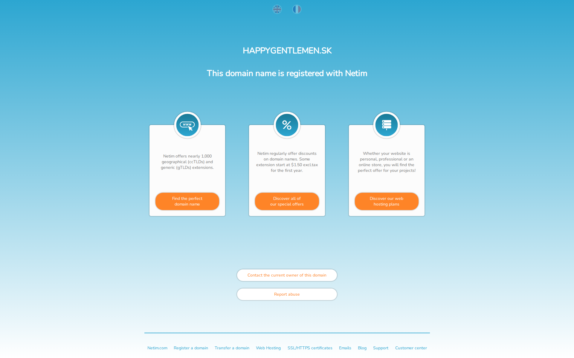 Náhľad webu happygentlemen.sk