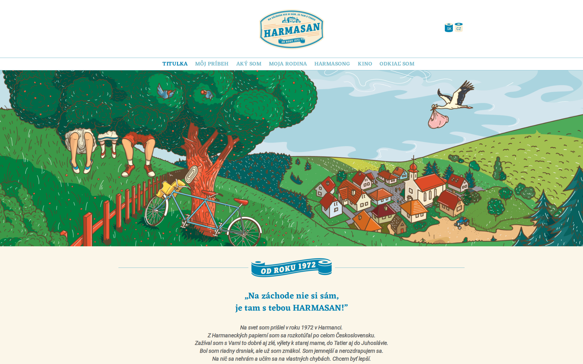 Náhľad webu harmasan.sk