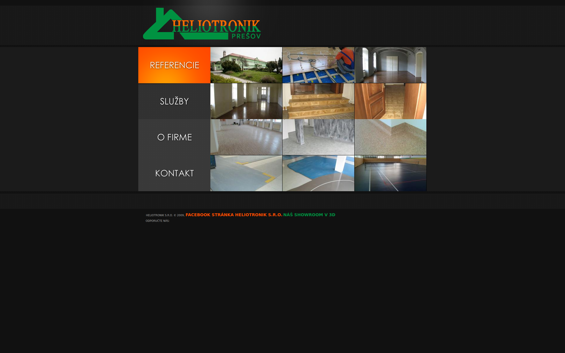 Náhľad webu heliotronik.sk