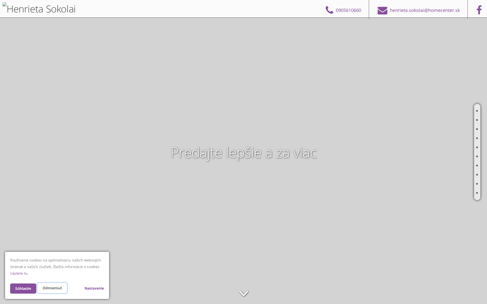 Náhľad webu henrieta-sokolai.sk