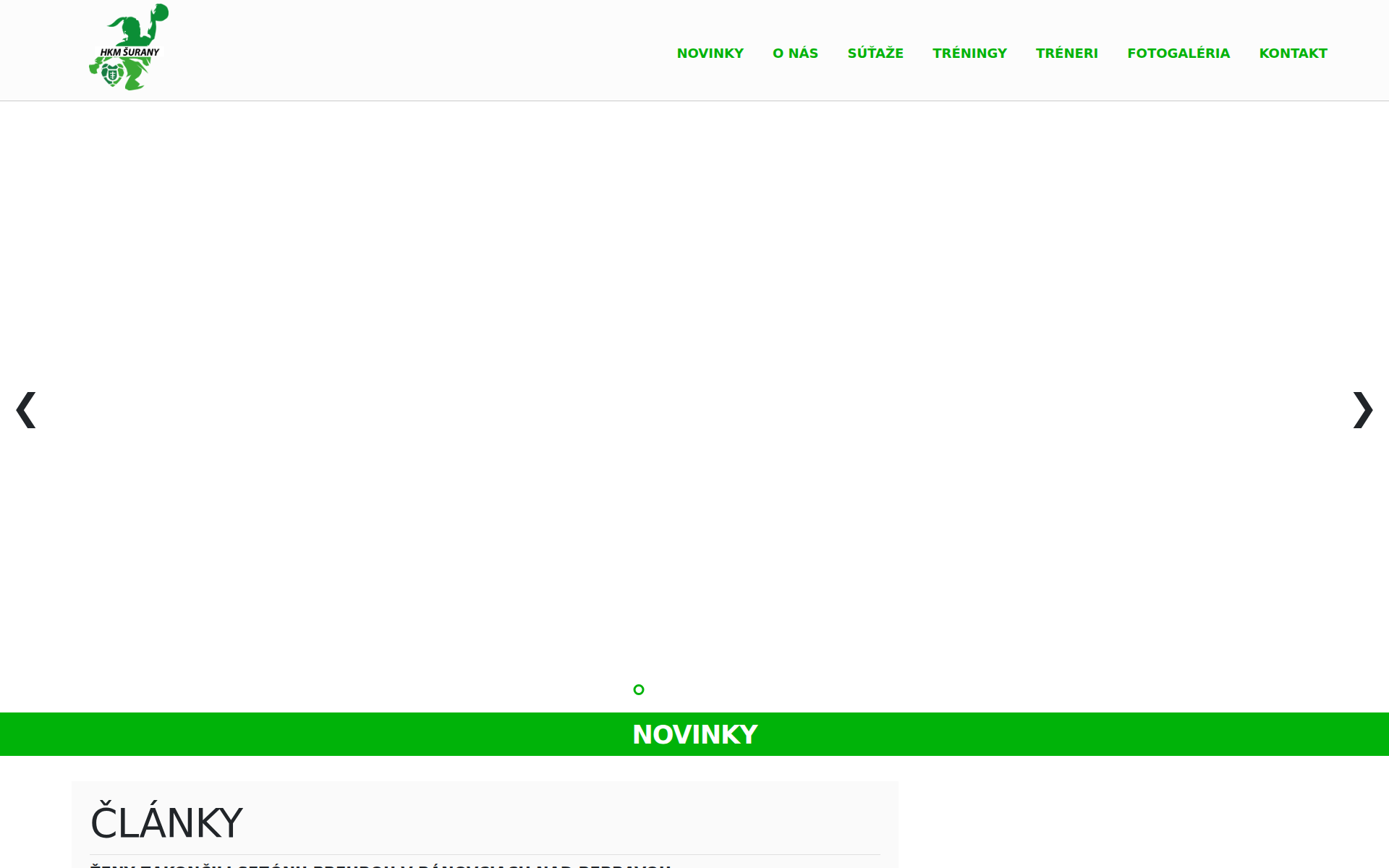 Náhľad webu hkmsurany.sk