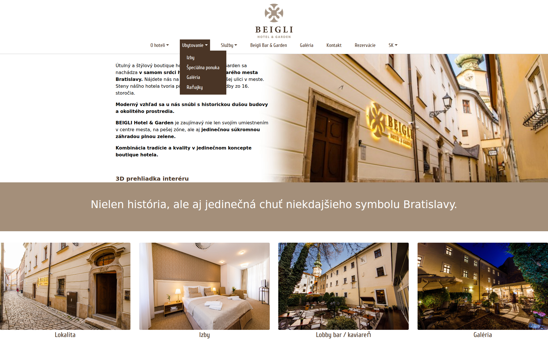 Náhľad webu hotel-beigli.sk