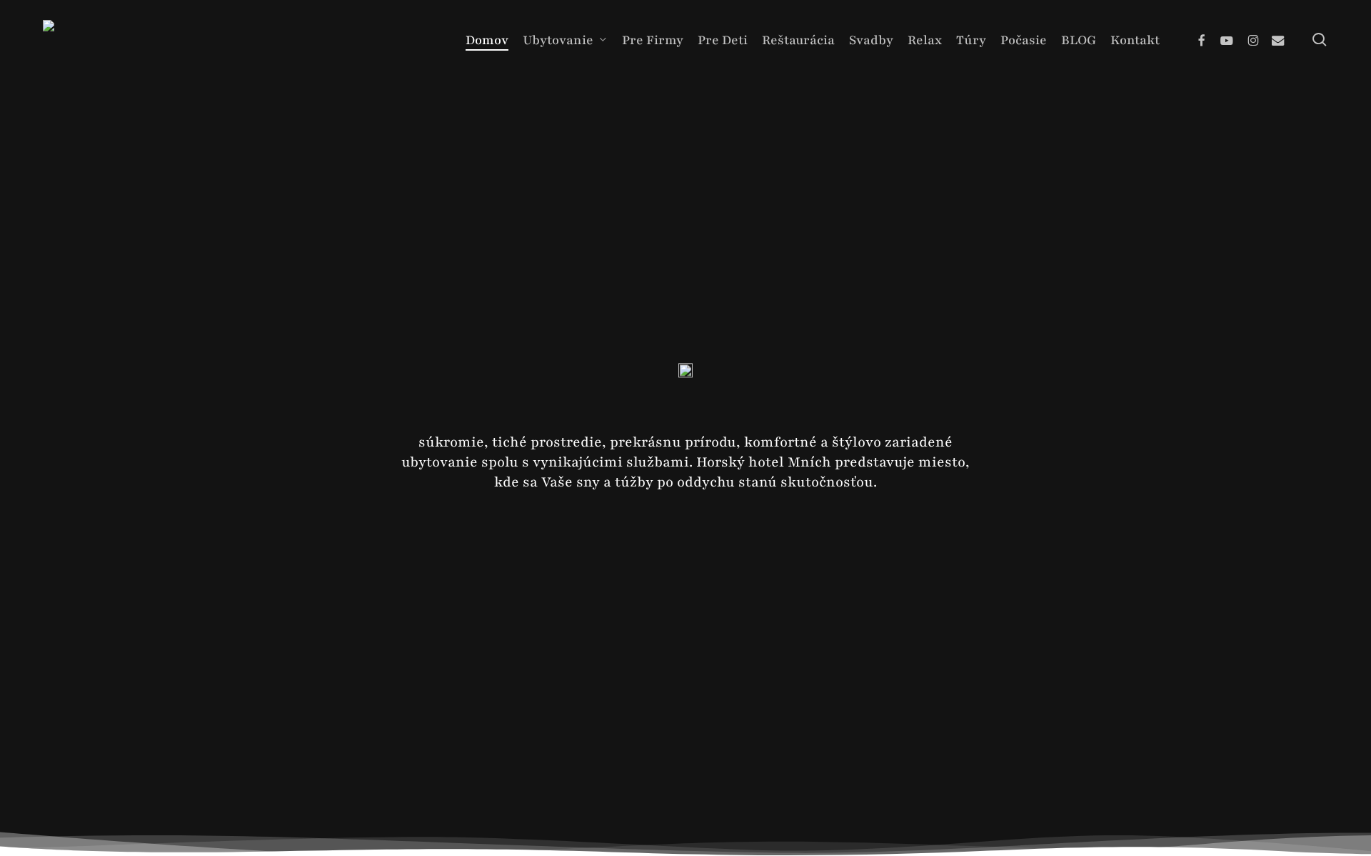 Náhľad webu hotelmnich.sk