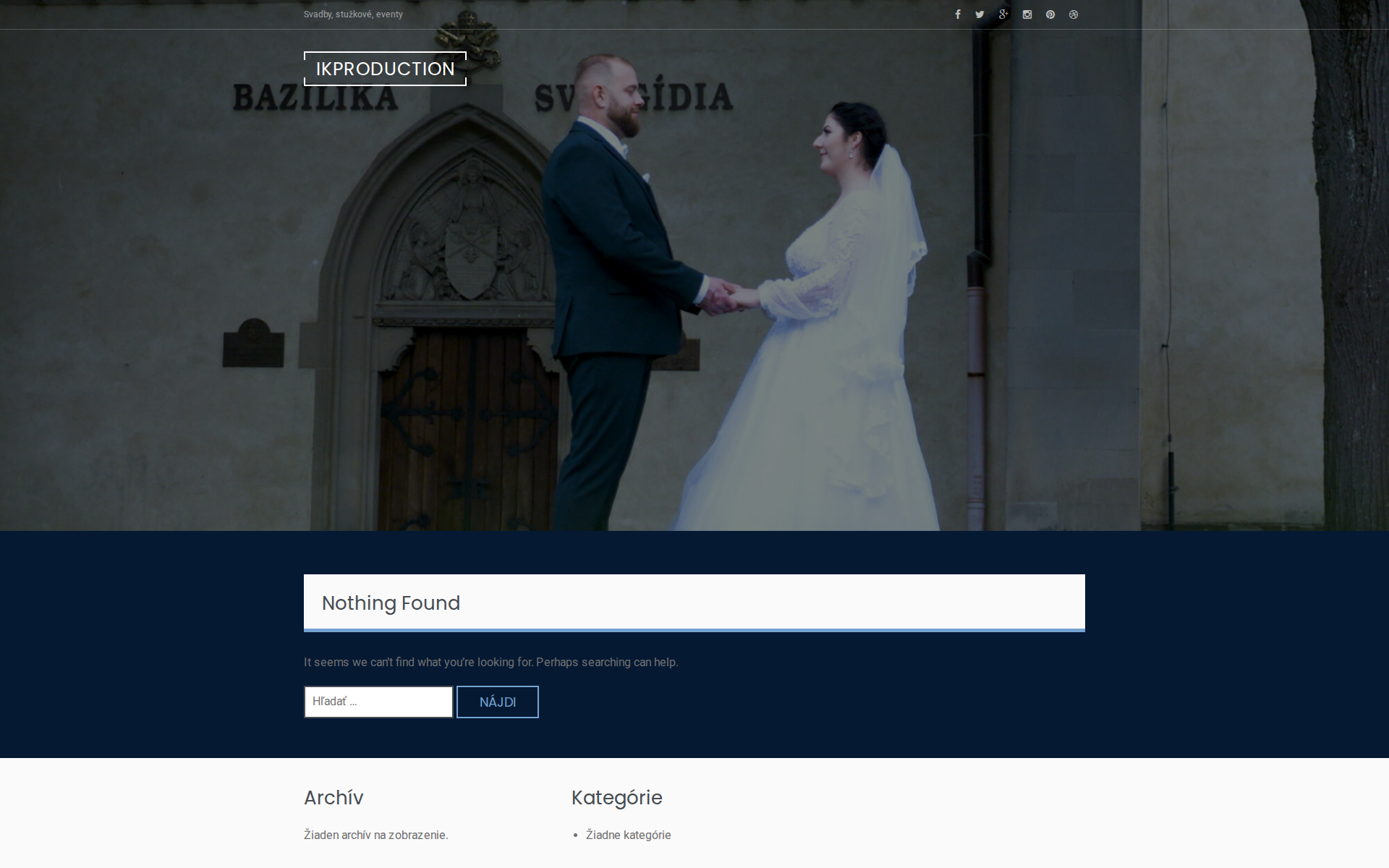 Náhľad webu ikproduction.sk