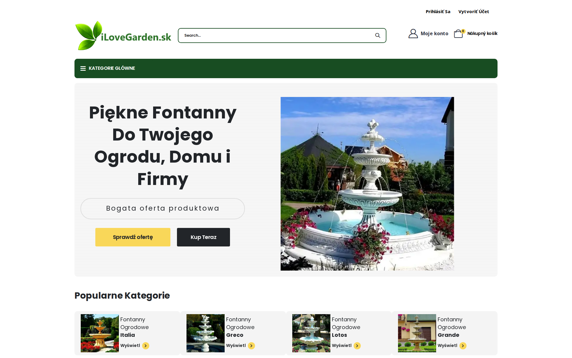 Náhľad webu ilovegarden.sk