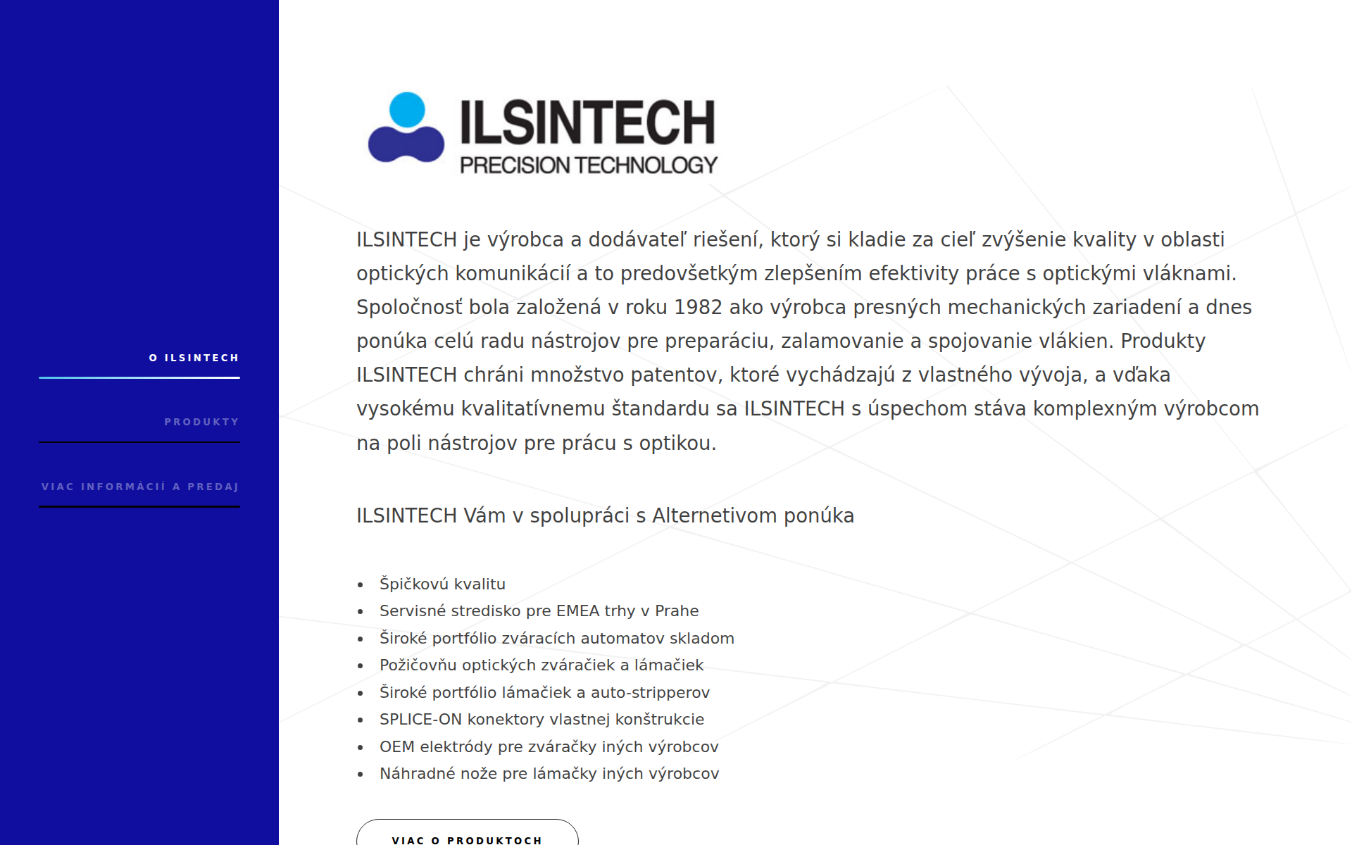 Náhľad webu ilsintech.sk