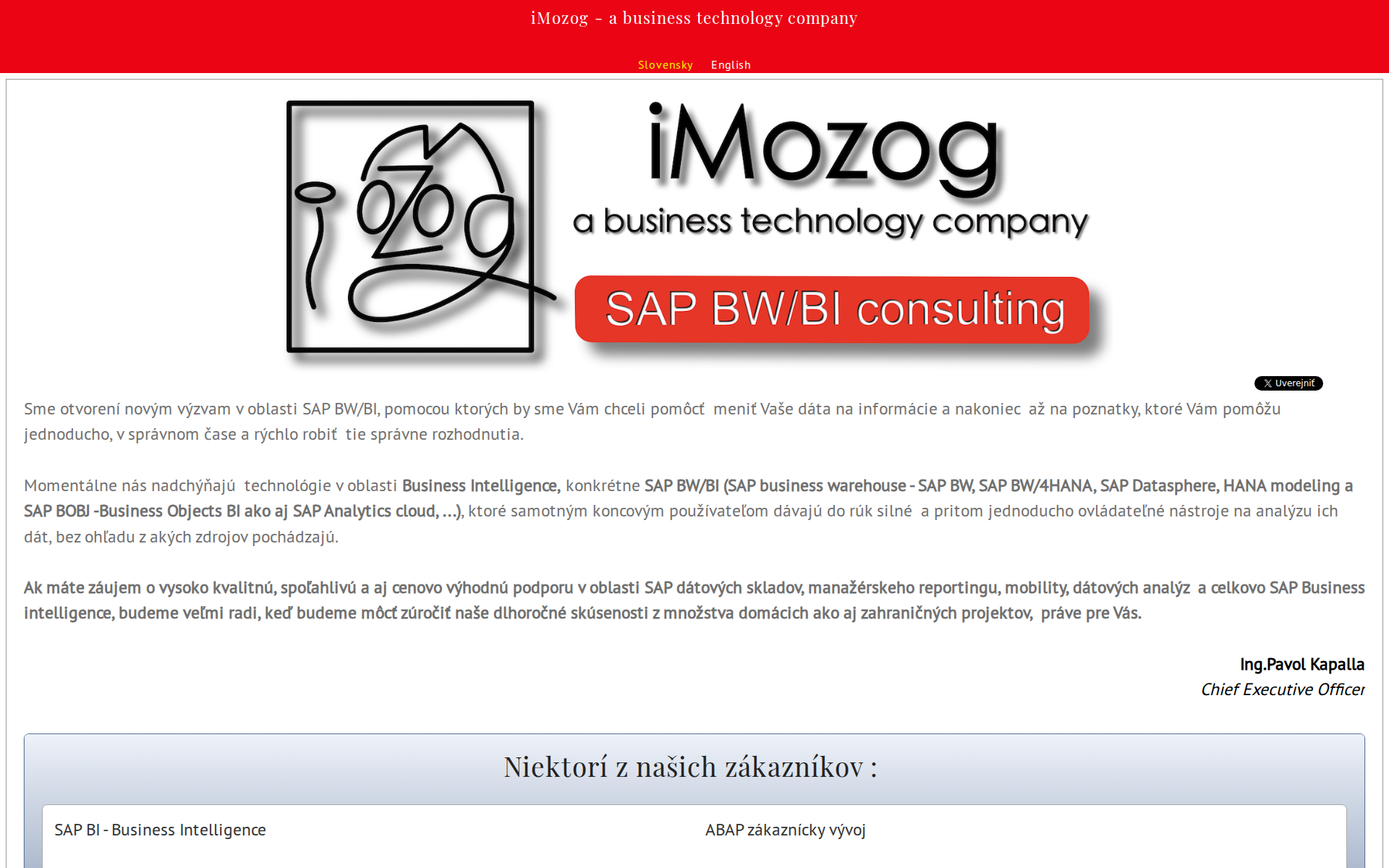 Náhľad webu imozog.sk