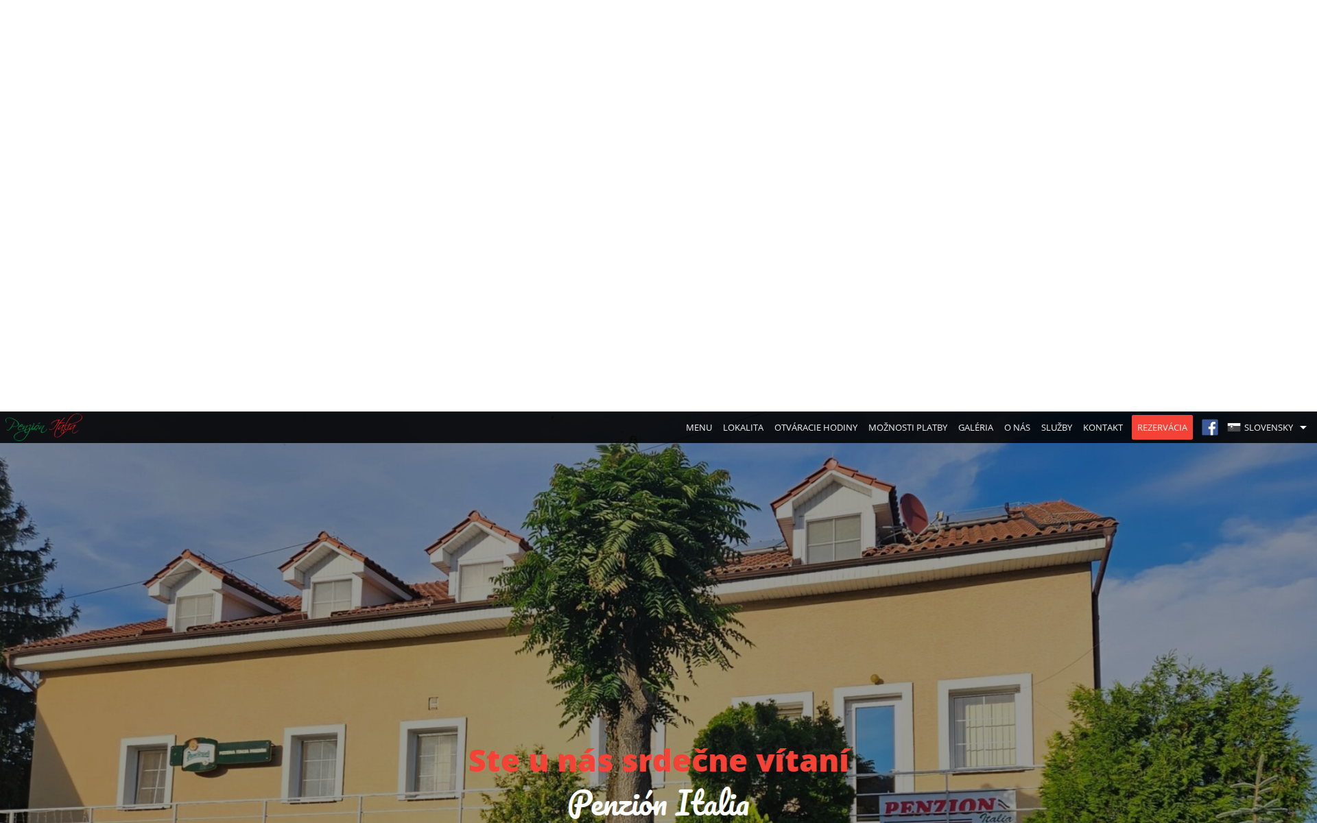 Náhľad webu italiapenzion.sk