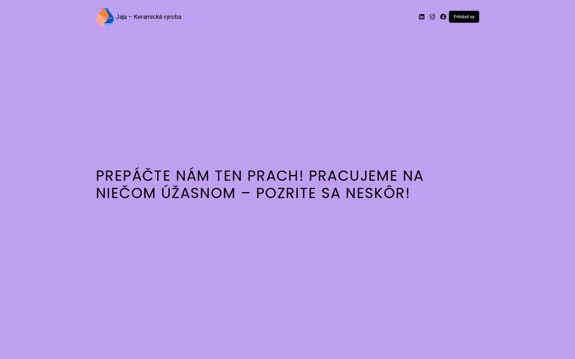 Náhľad webu jajatvori.sk