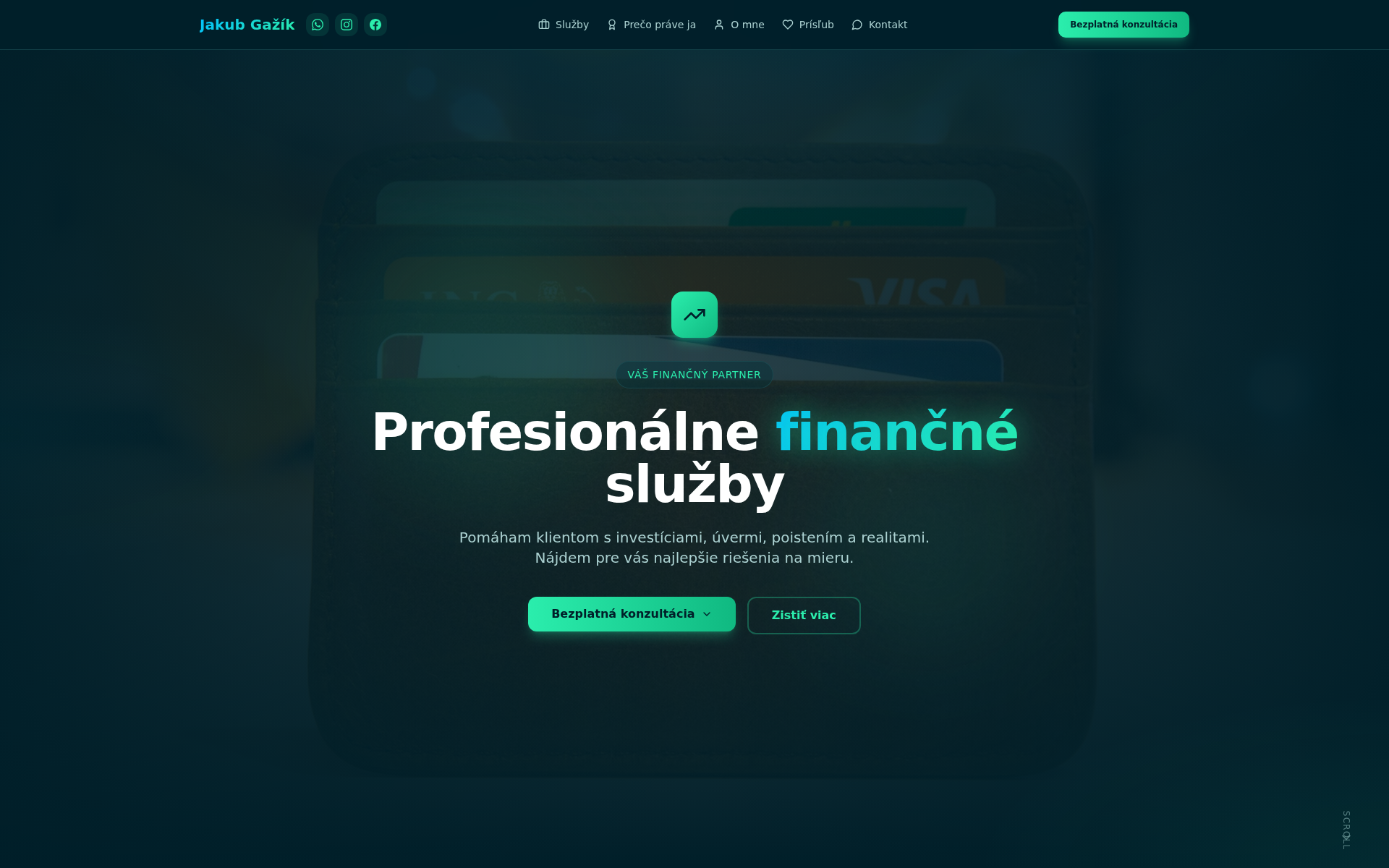 Náhľad webu jakubgazik.sk