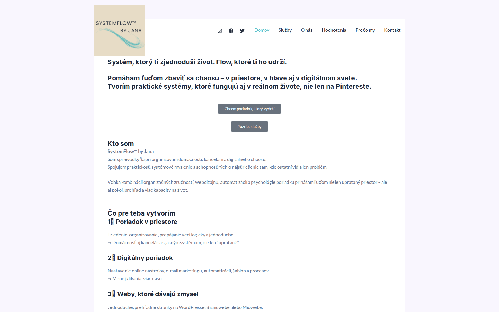 Náhľad webu janatomcovcikova.sk