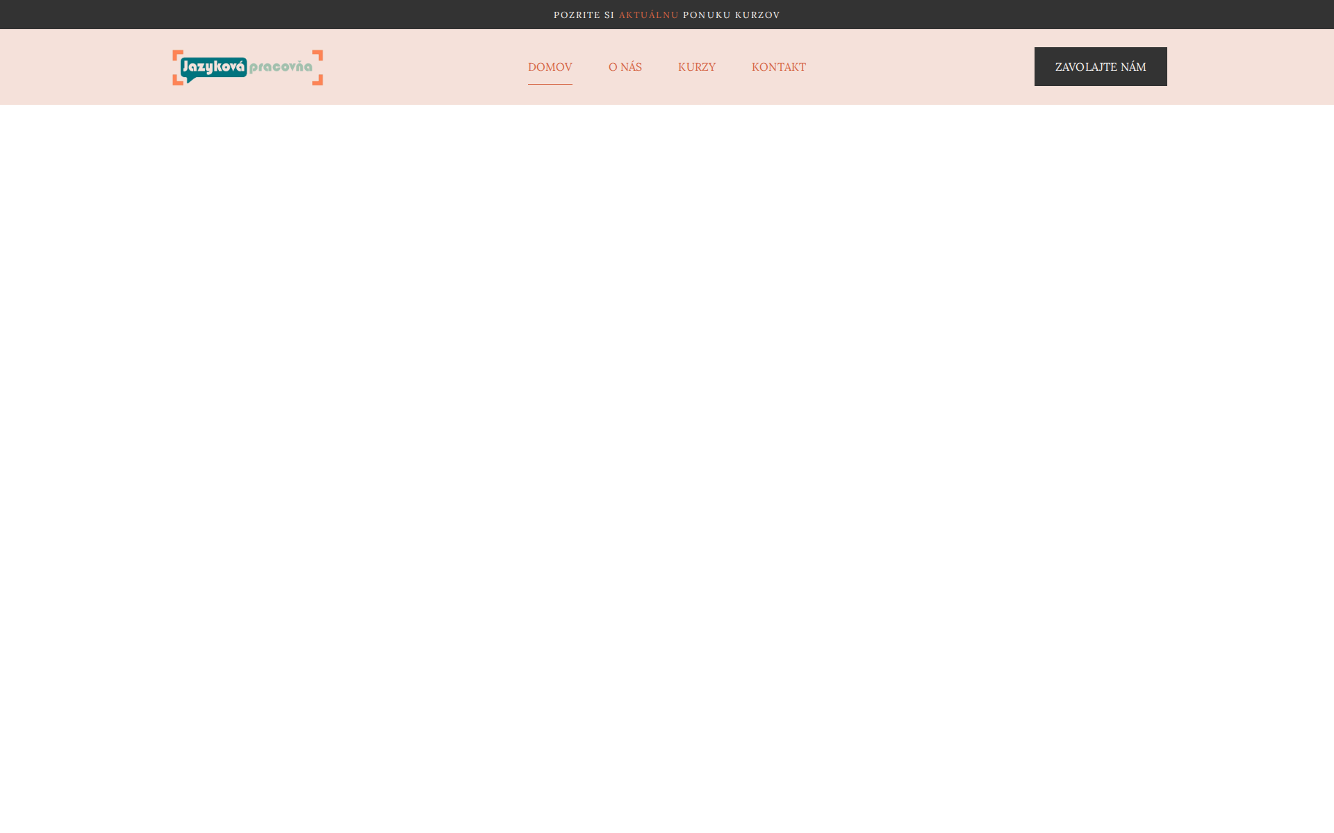 Náhľad webu jazykovapracovna.sk