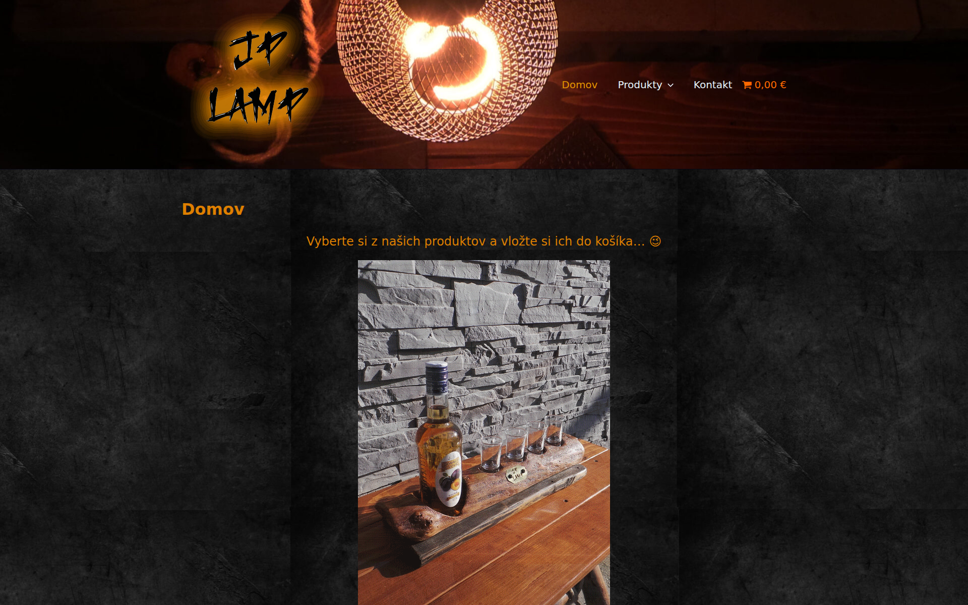 Náhľad webu jplamp.sk